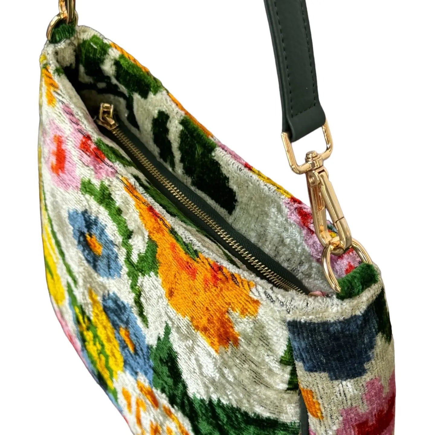 Silk Velvet Hobo Bag