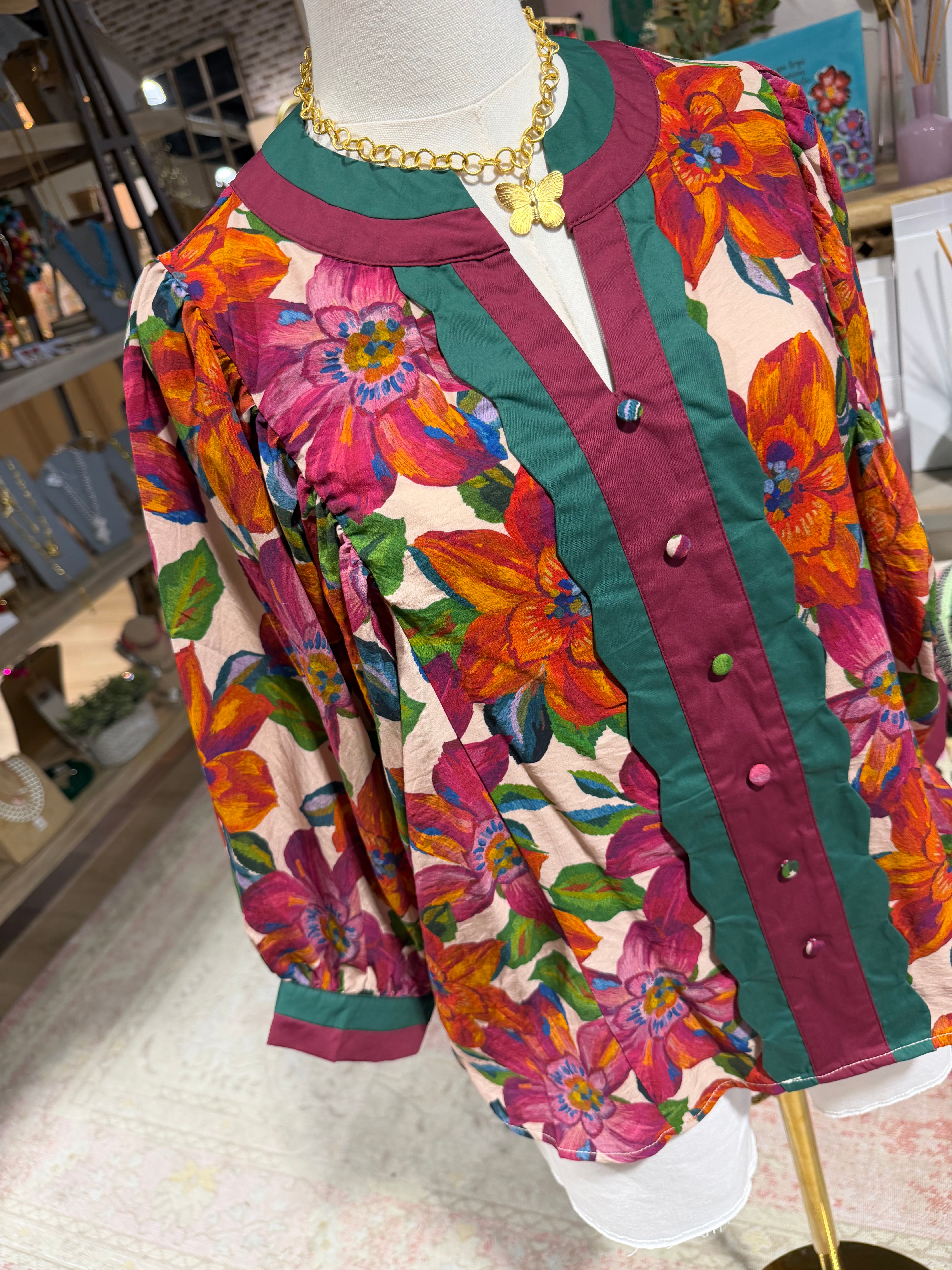 Bianca Floral Top