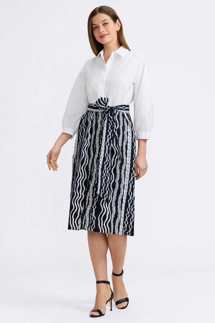 Esther 3/4 Braid Belt Dress