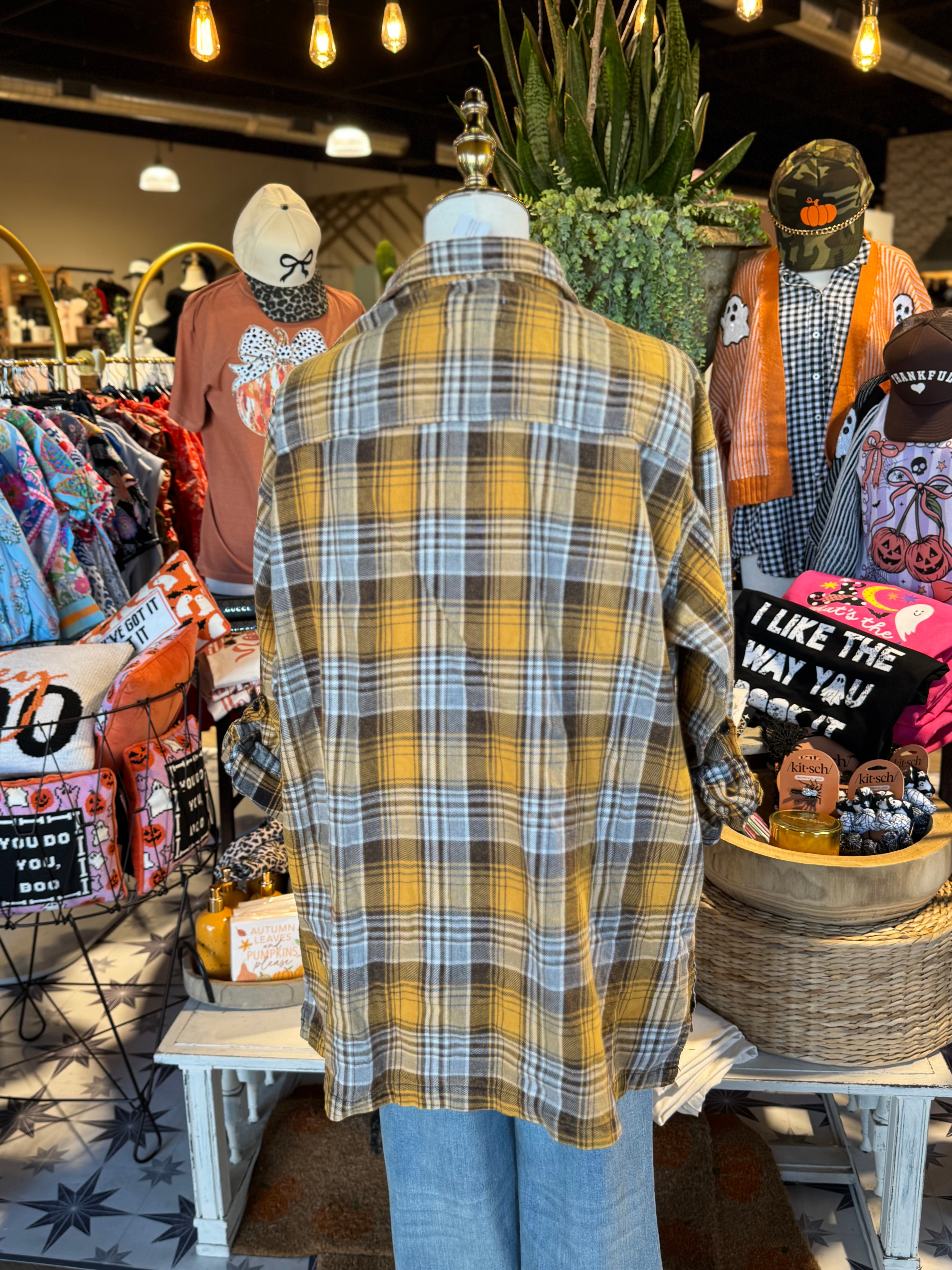 Desert Glow Flannel Top