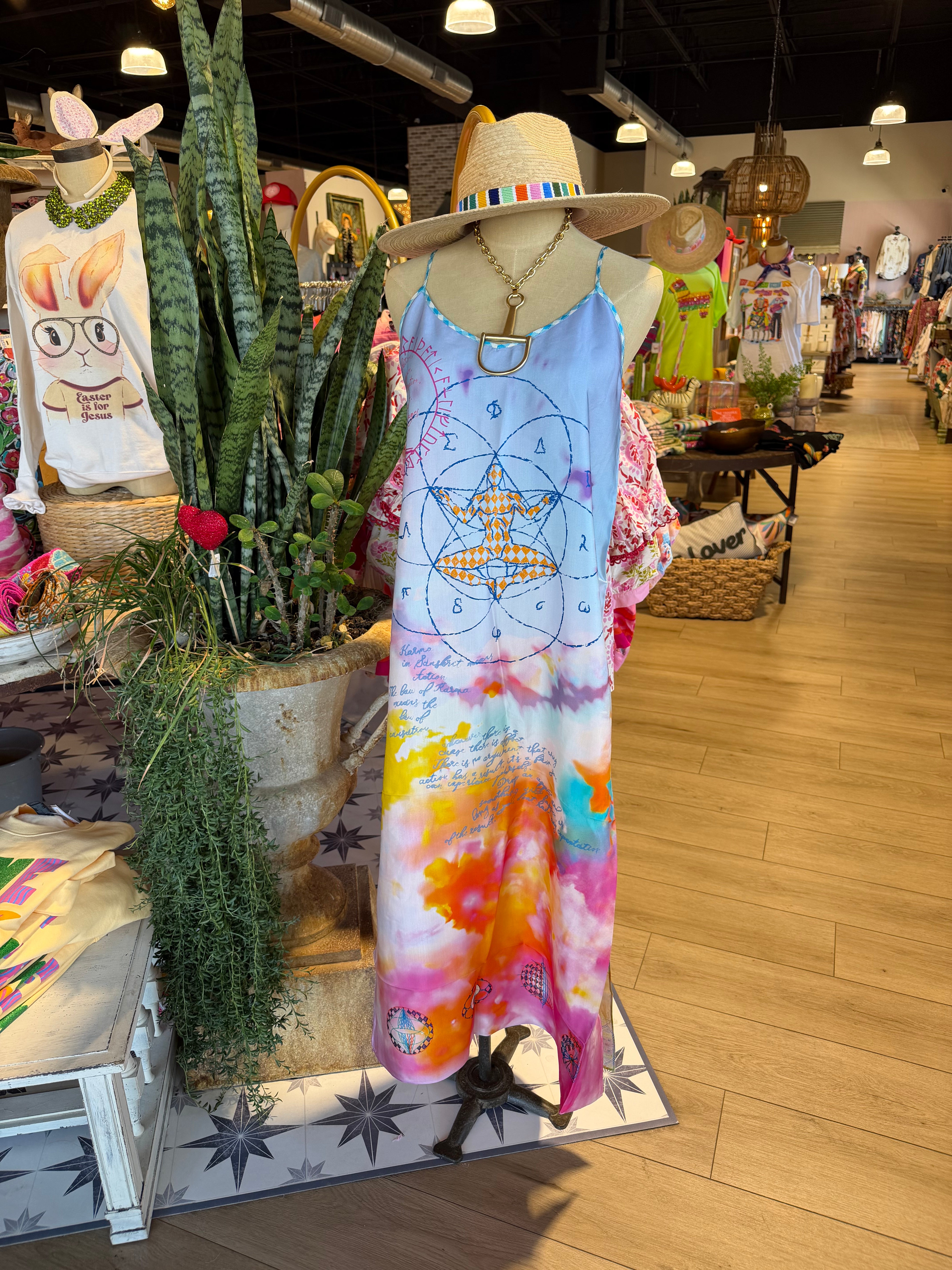 Olivia Runic Whisper Dress