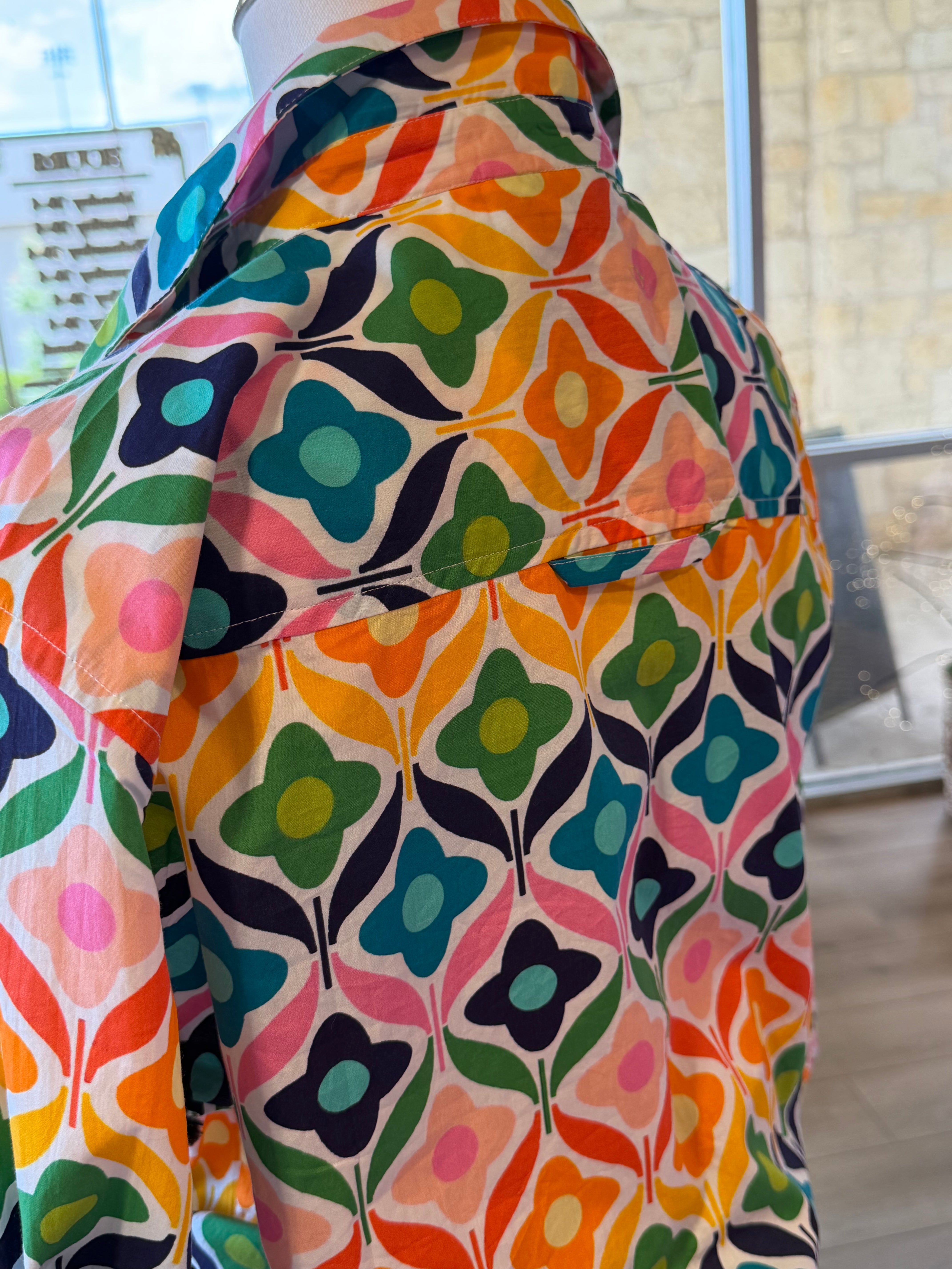 Butter Cup Boyfriend Blouse