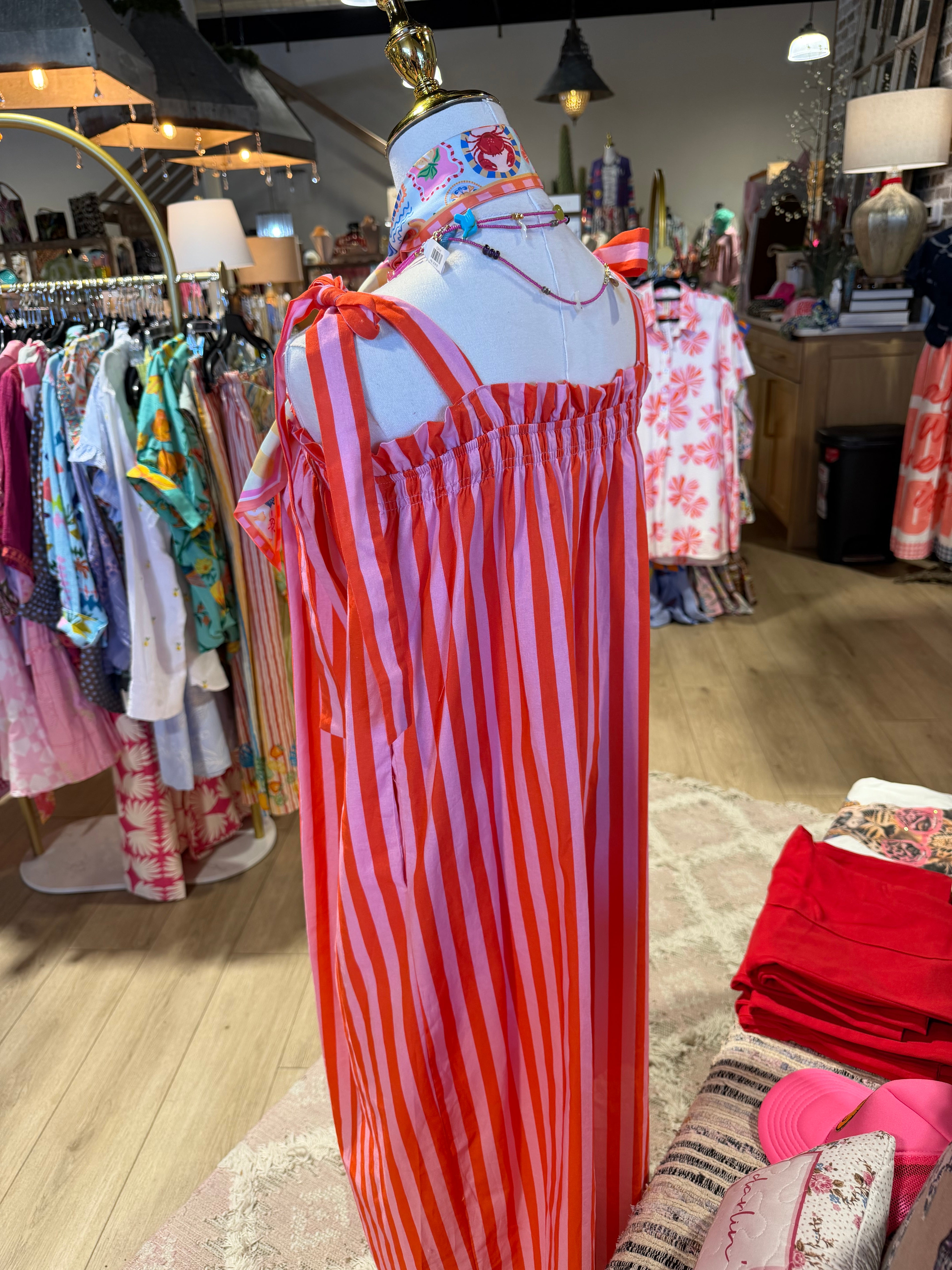 Carmen Stripe Dress