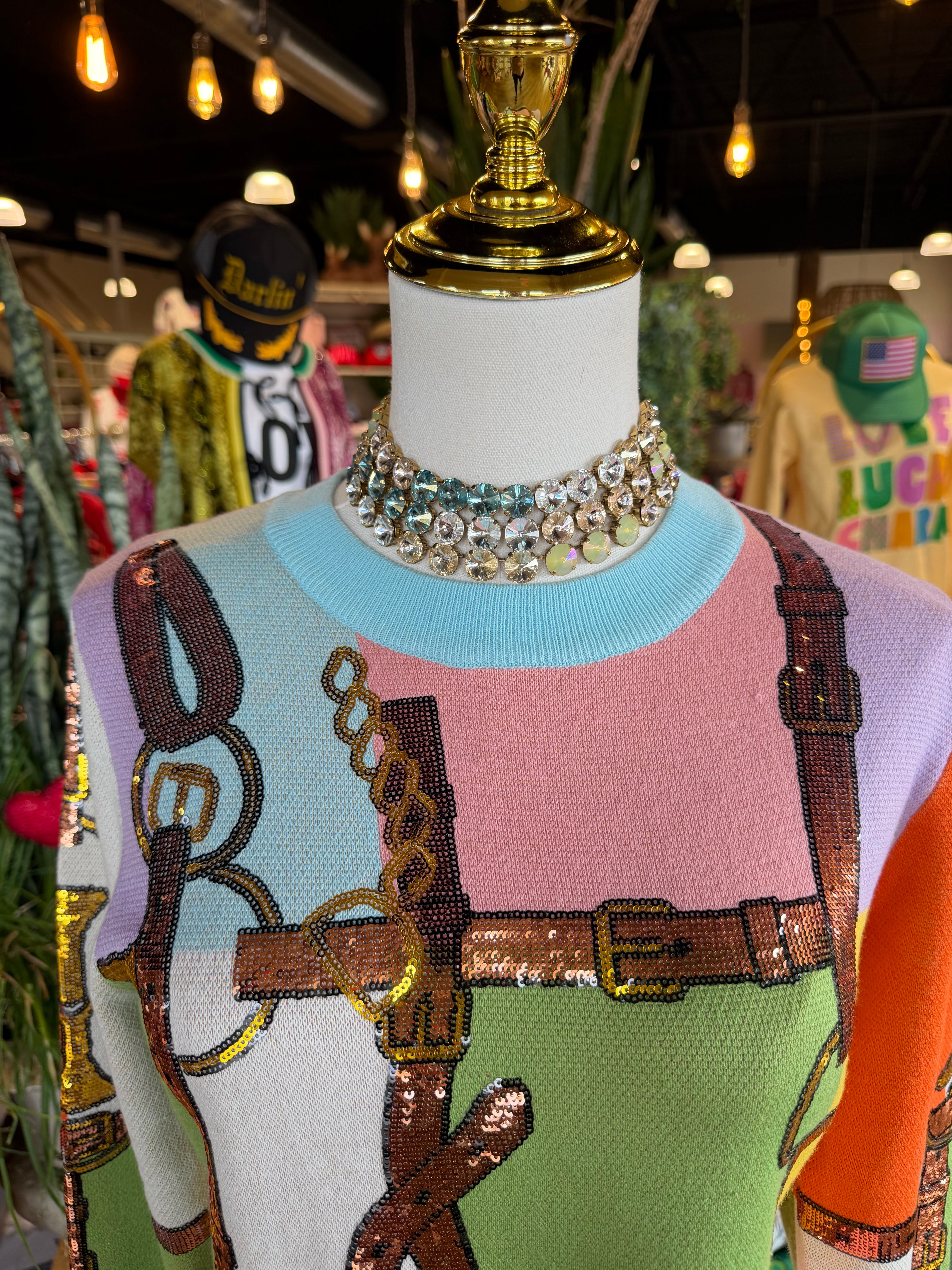 Knit Horse Bit Dress