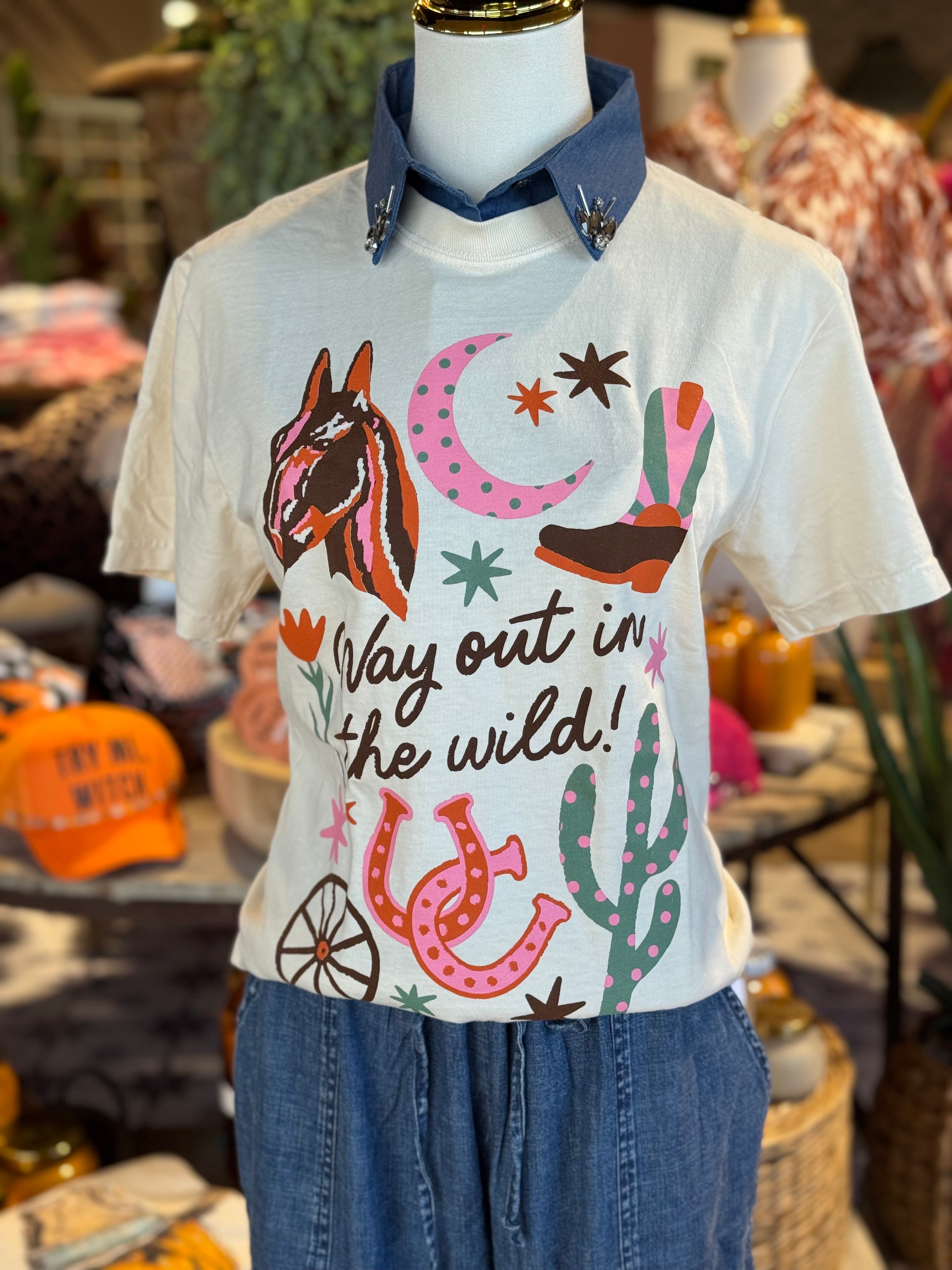 Way Out In Wild Tee