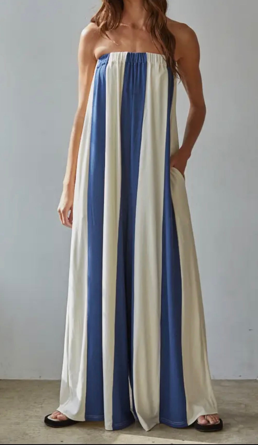 Stripe Jumpsuit***