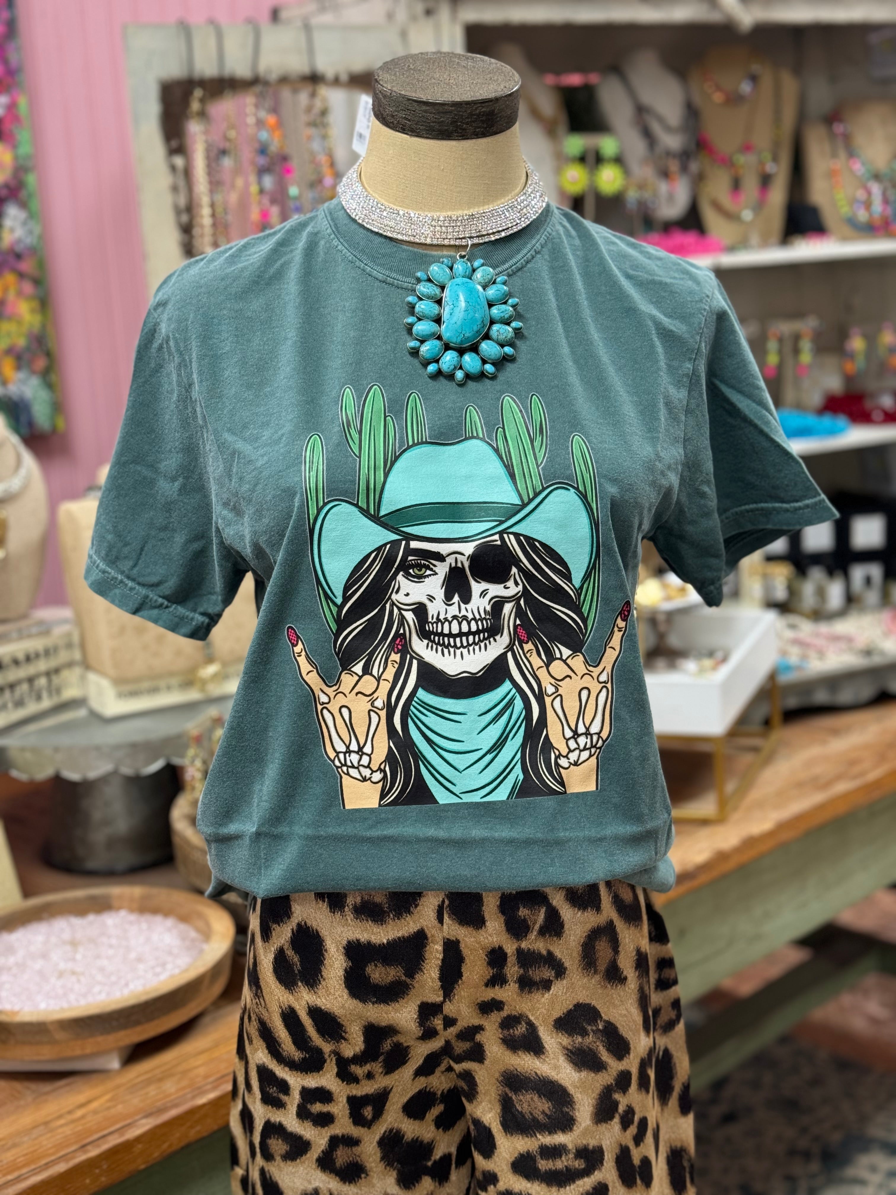 Turquoise Goddess Tee