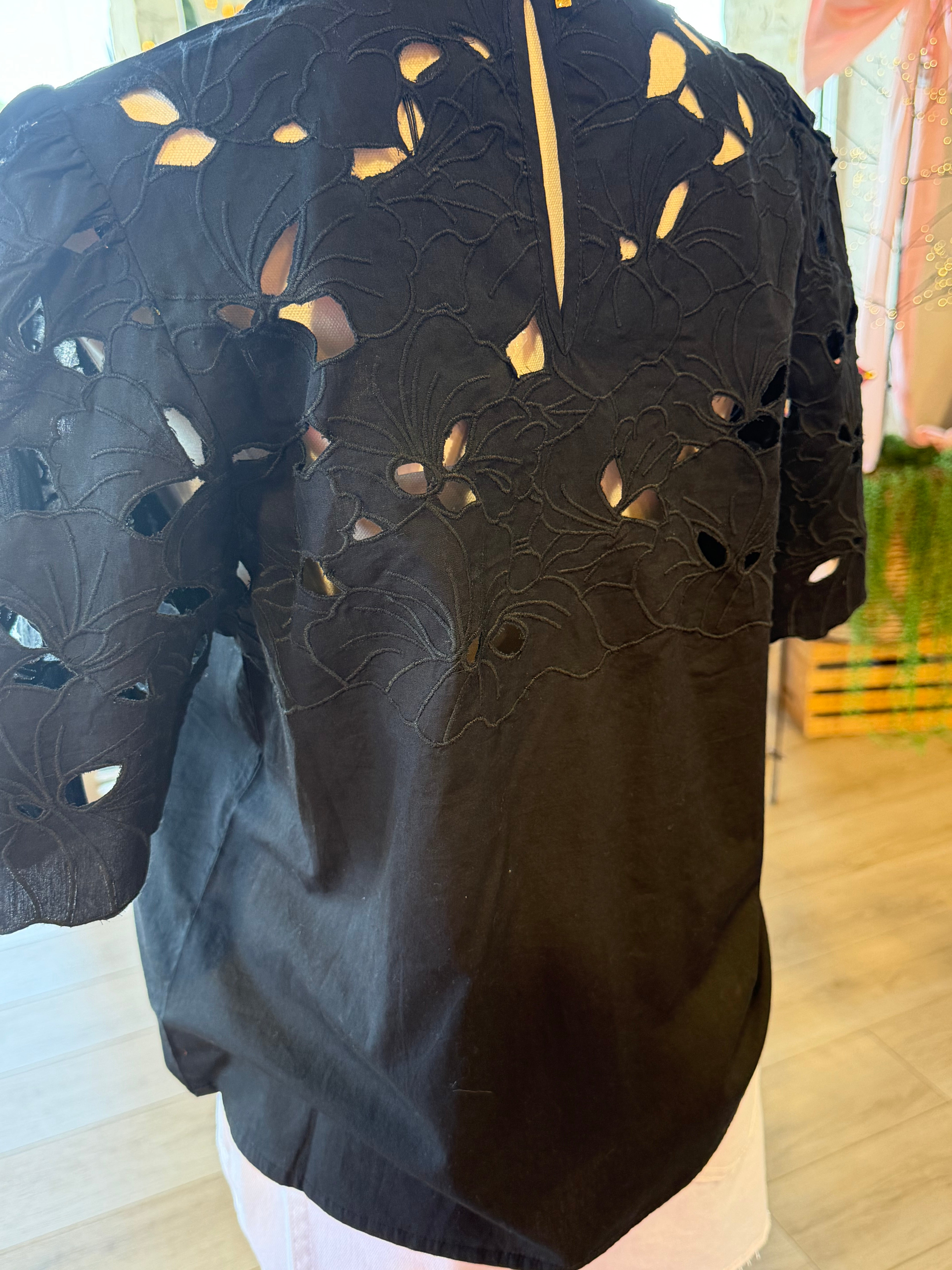 Elizabeth Eyelet Top
