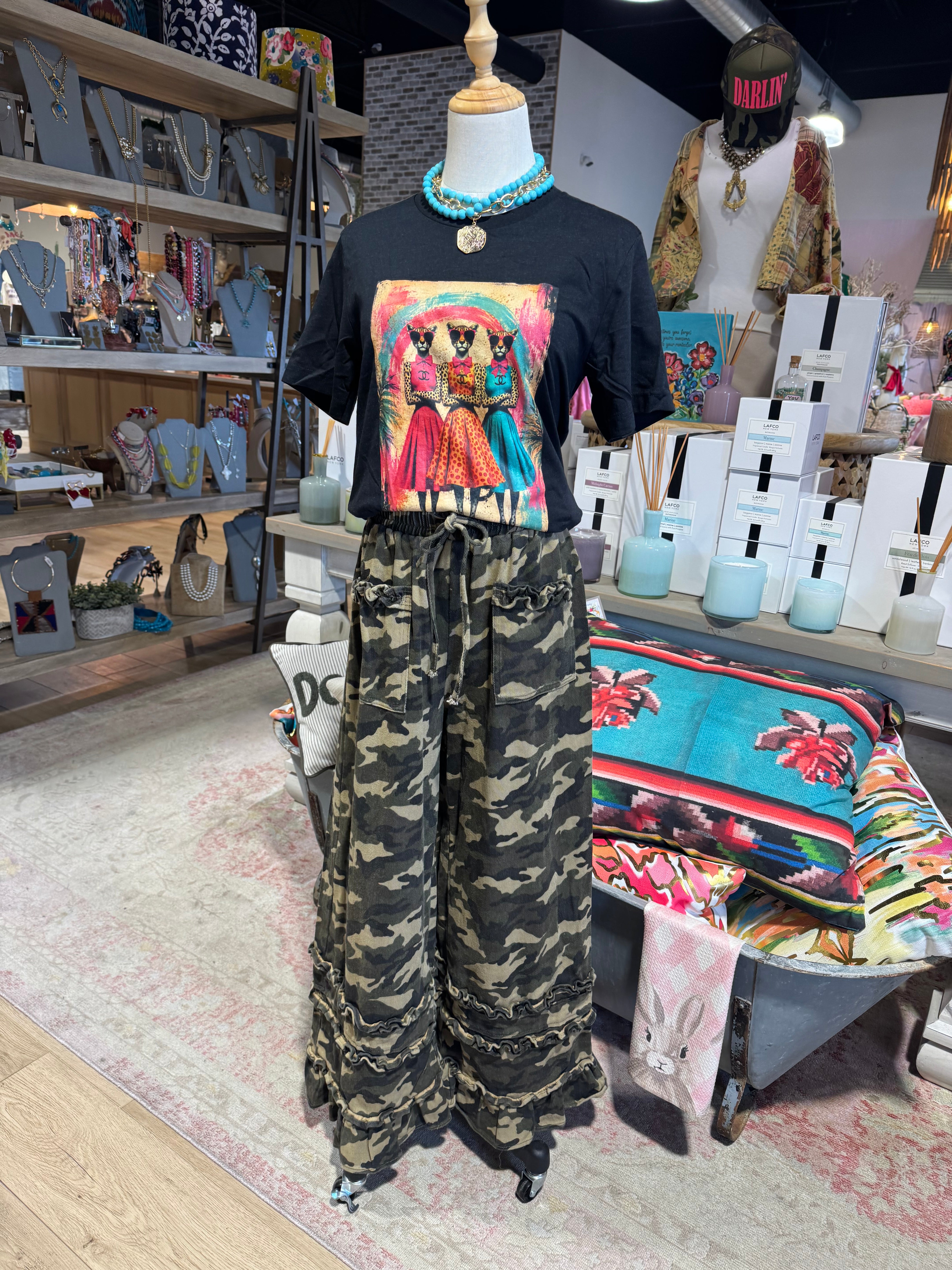 Cheetah Sister Tee