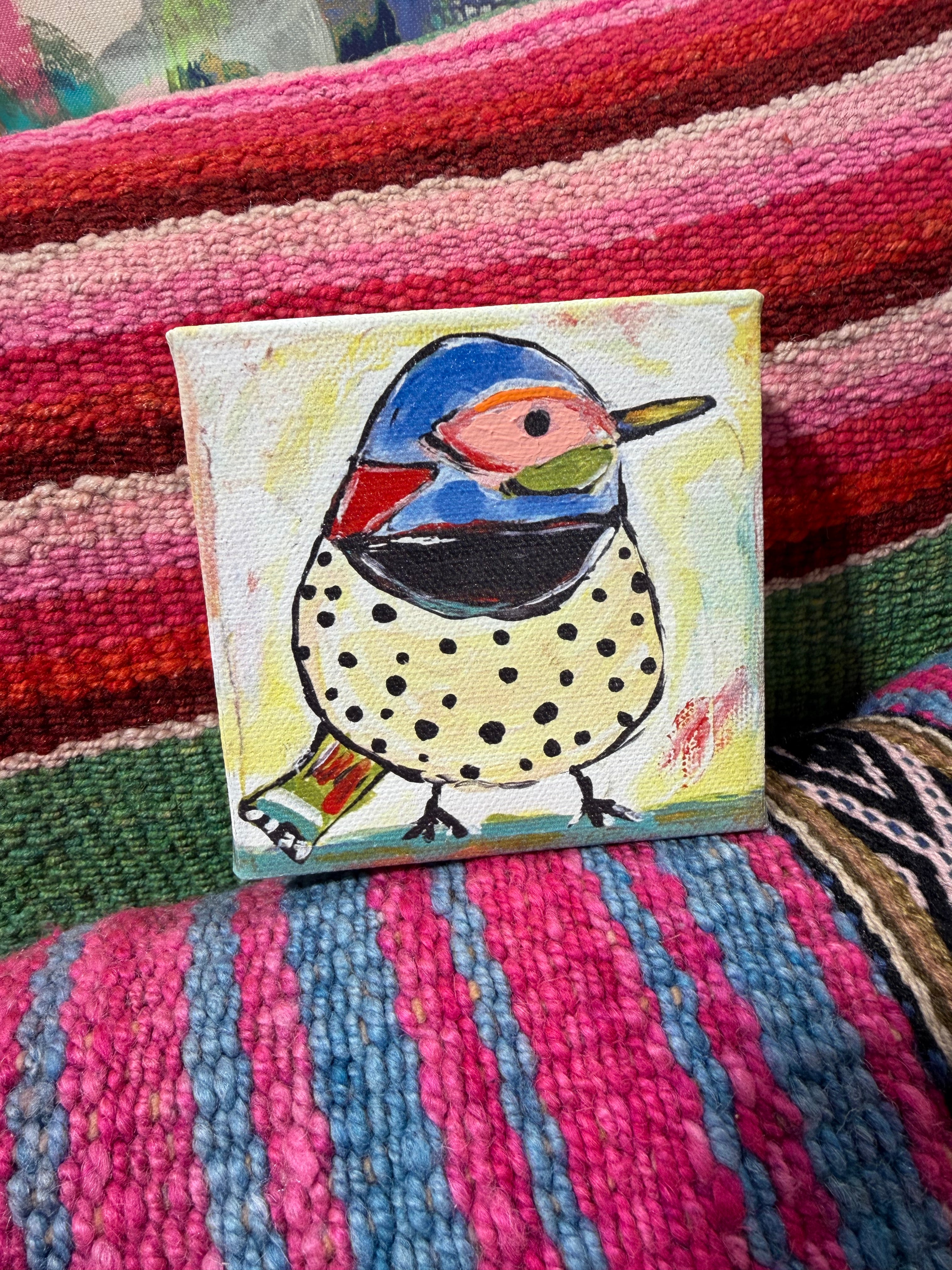 Funky Bird Canvas-2 Styles