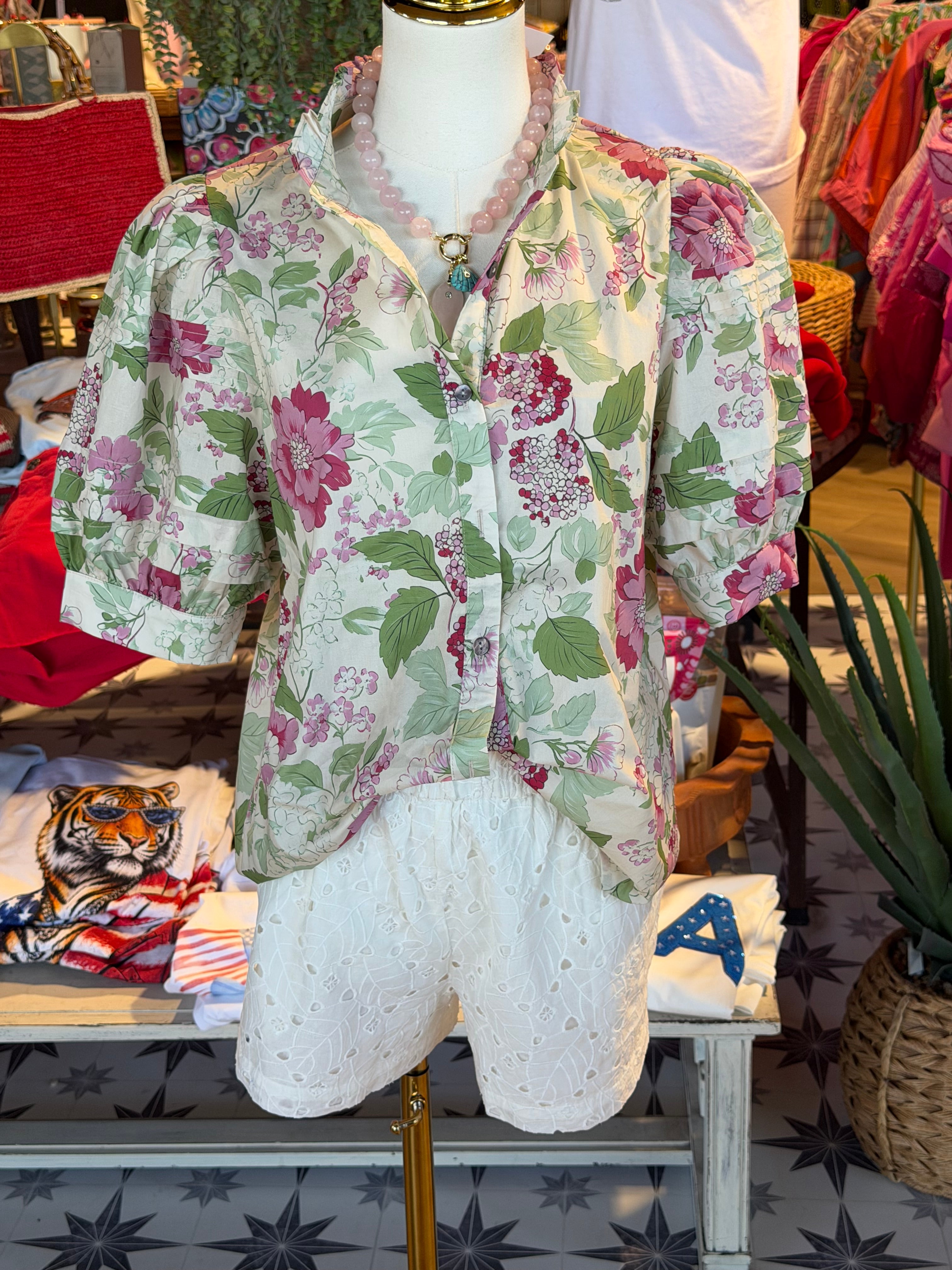 Felicity Floral Top