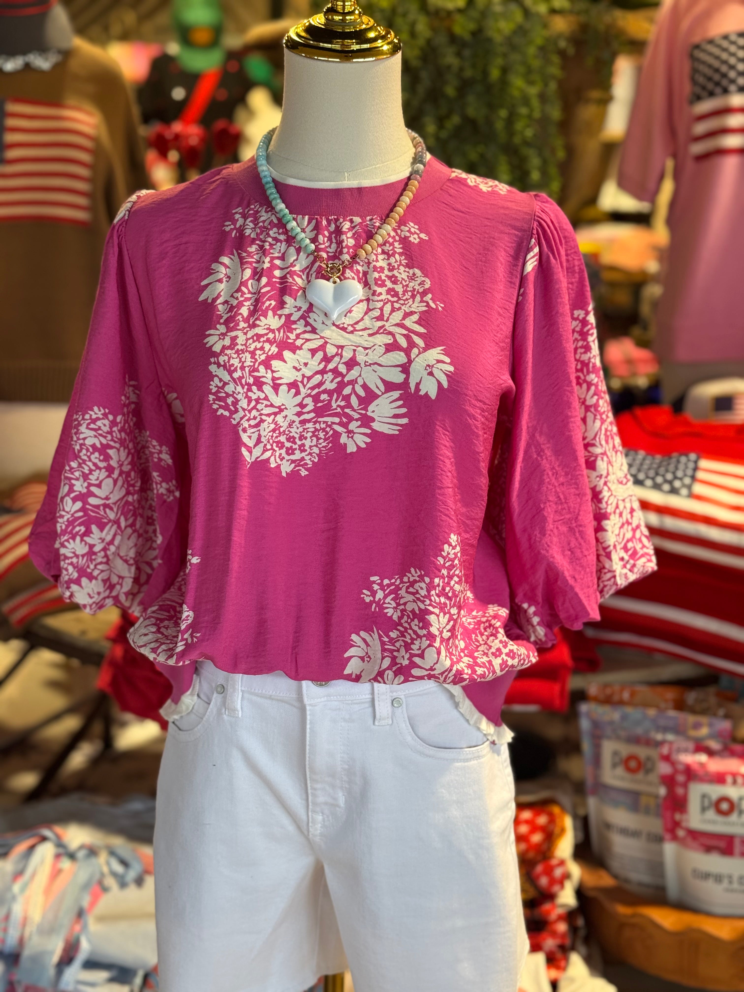 Holly Floral Top