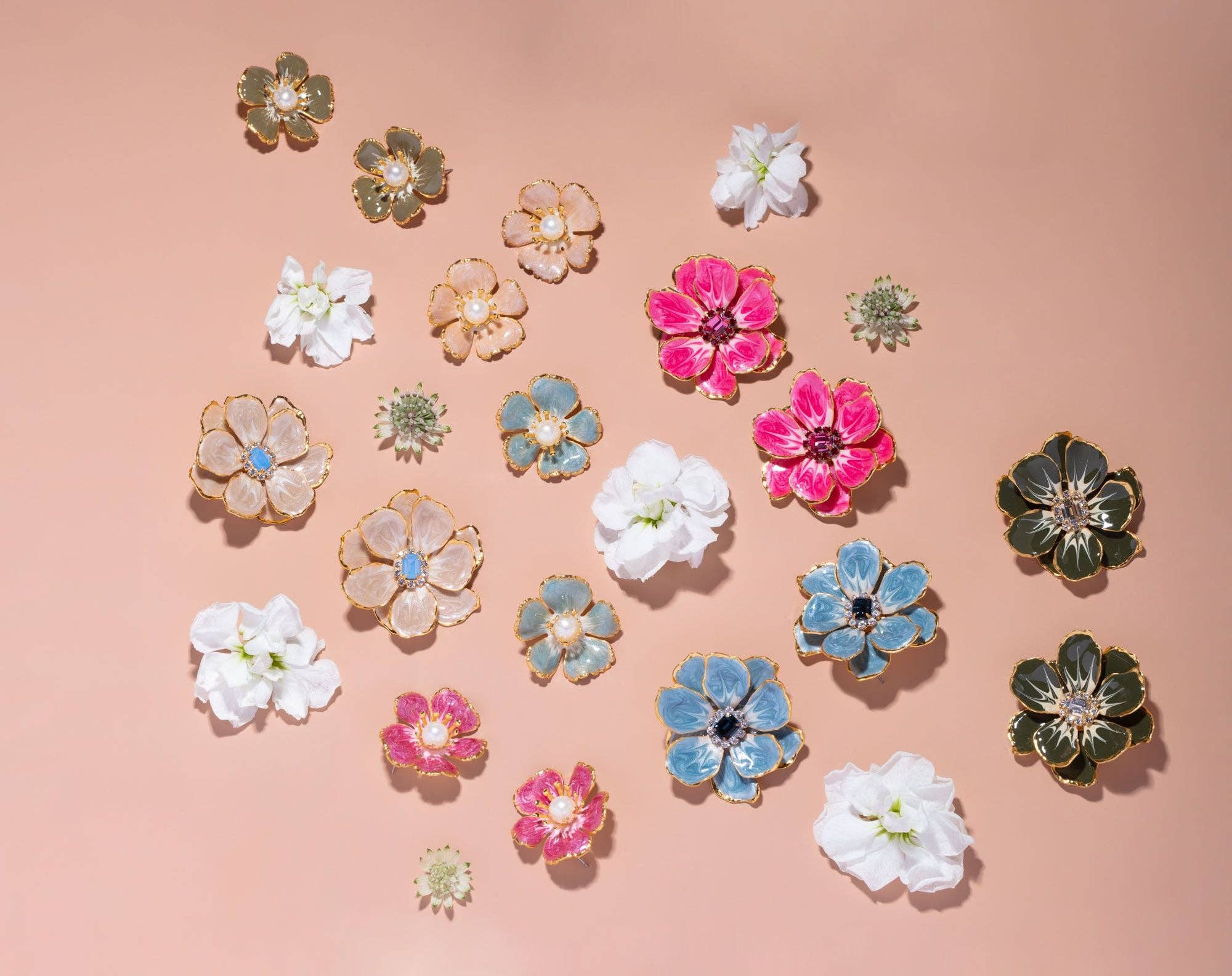 Small Hand painted Floral in Jonquil
