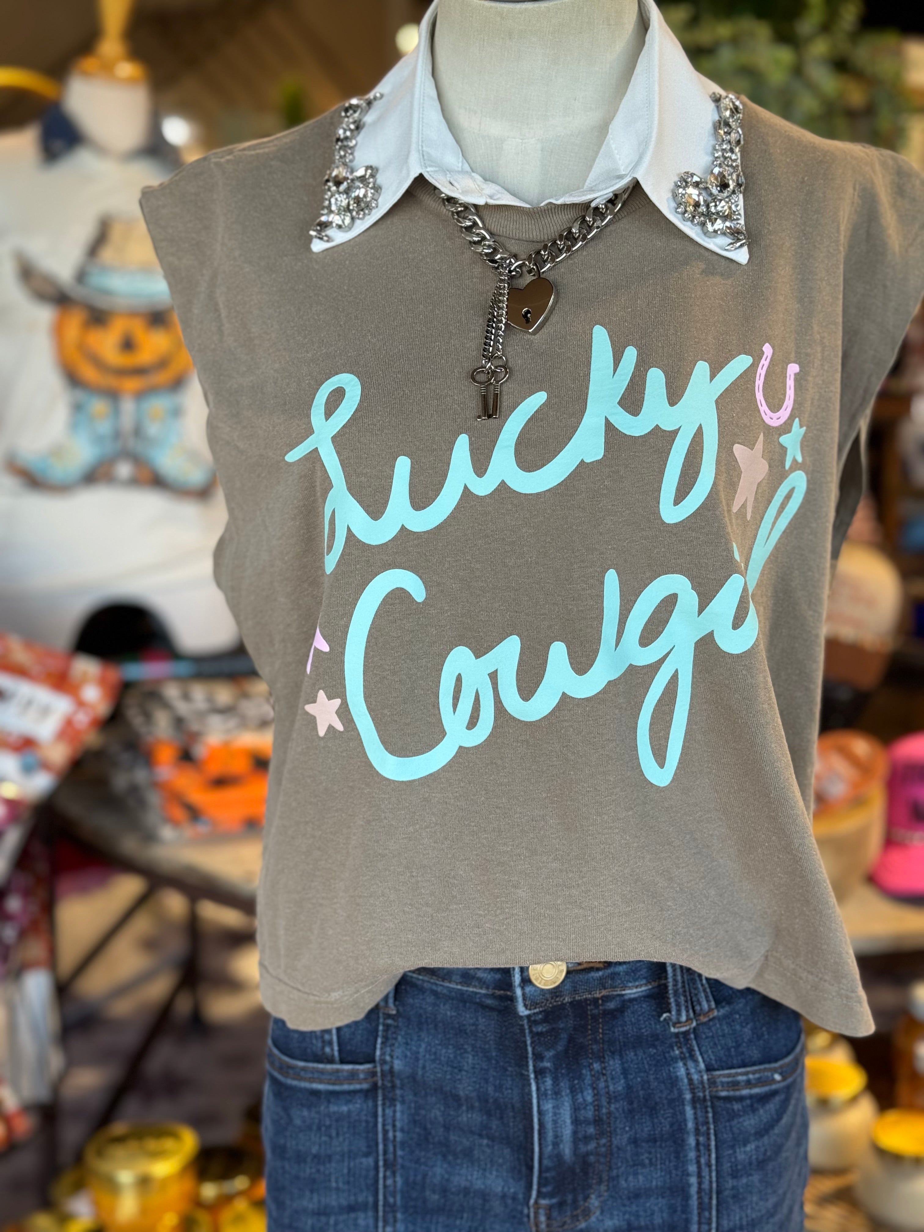 Lucky Cowgirl Tank