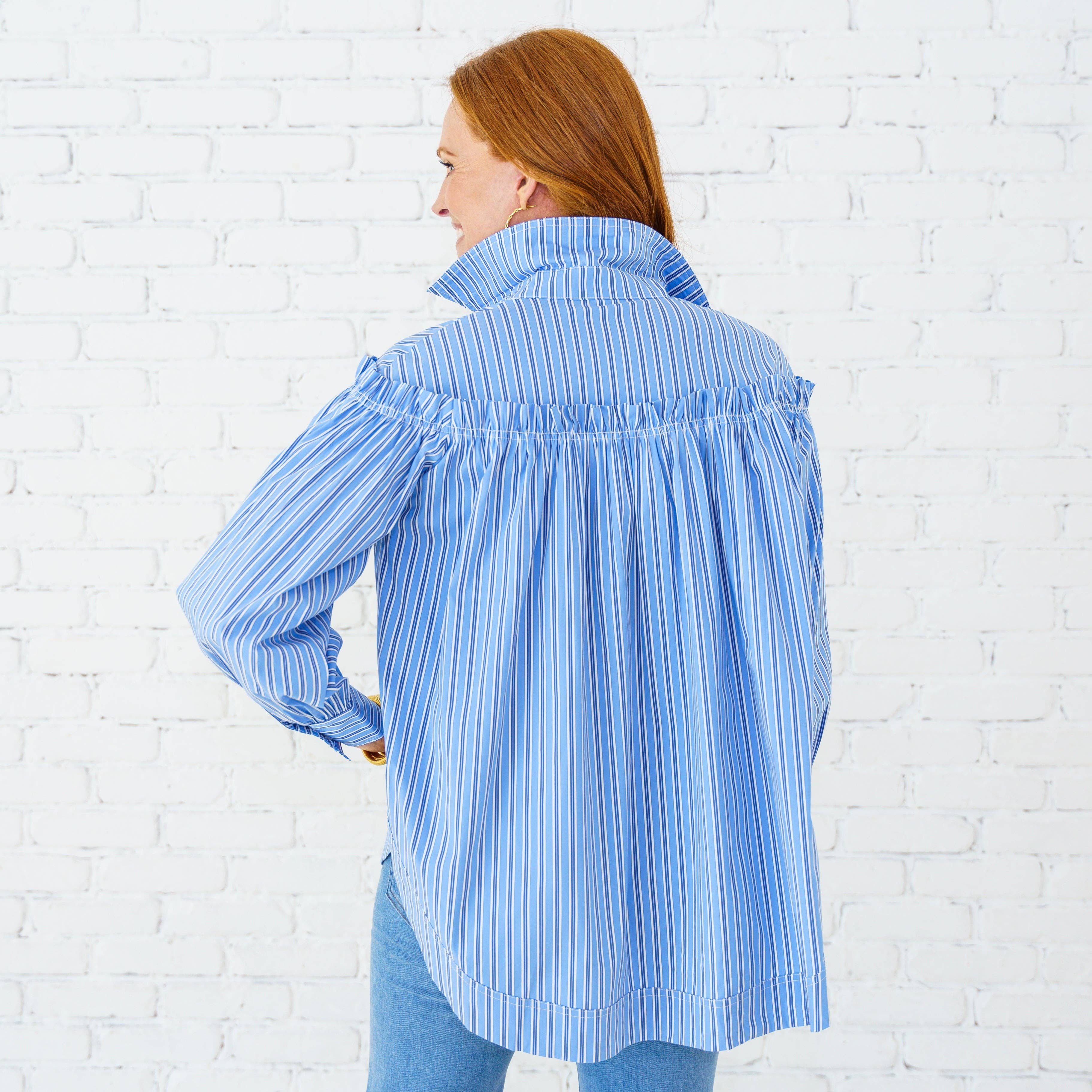 Miriam Top Blue/Navy