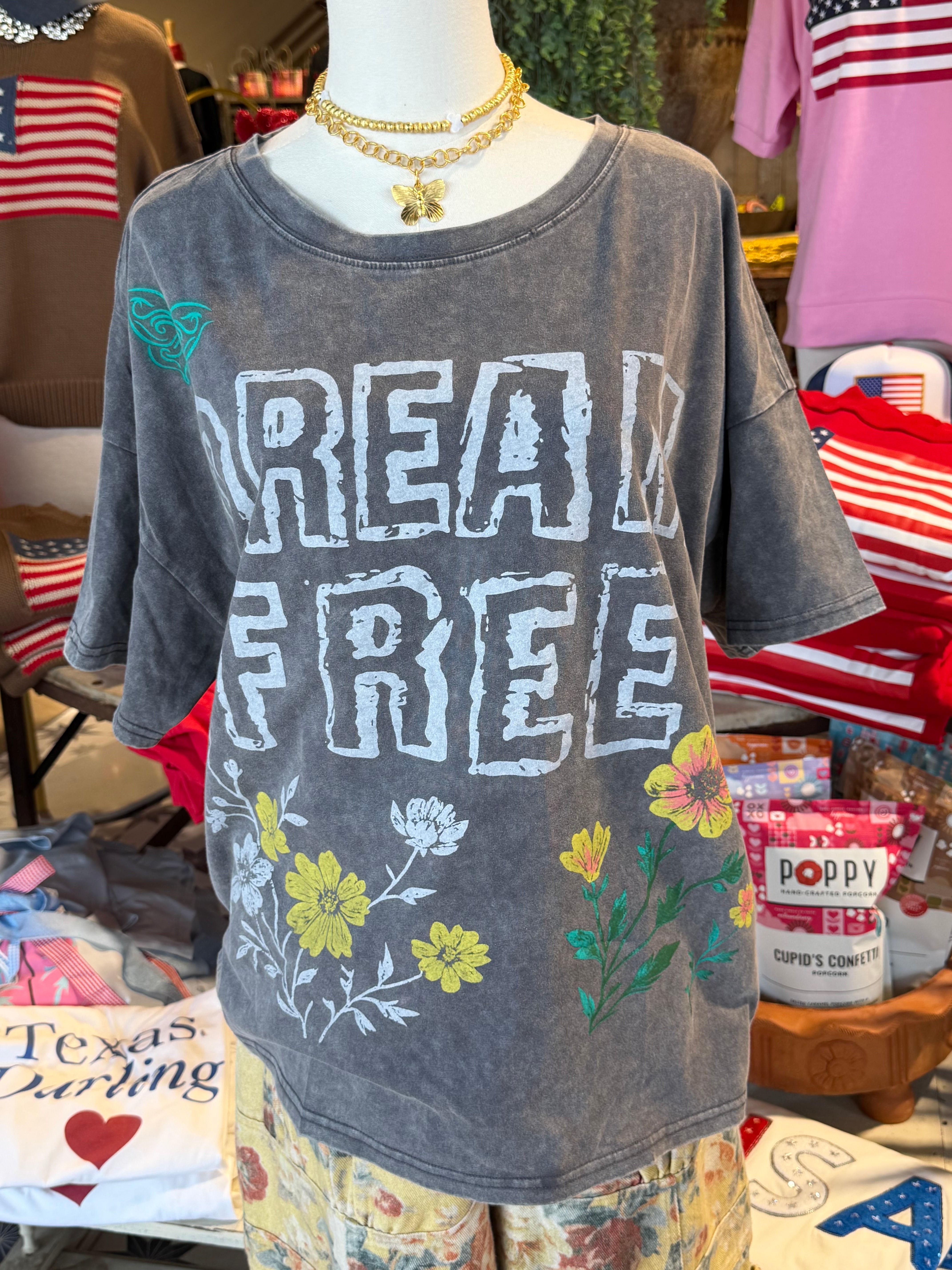 Dream Free Floral Tee