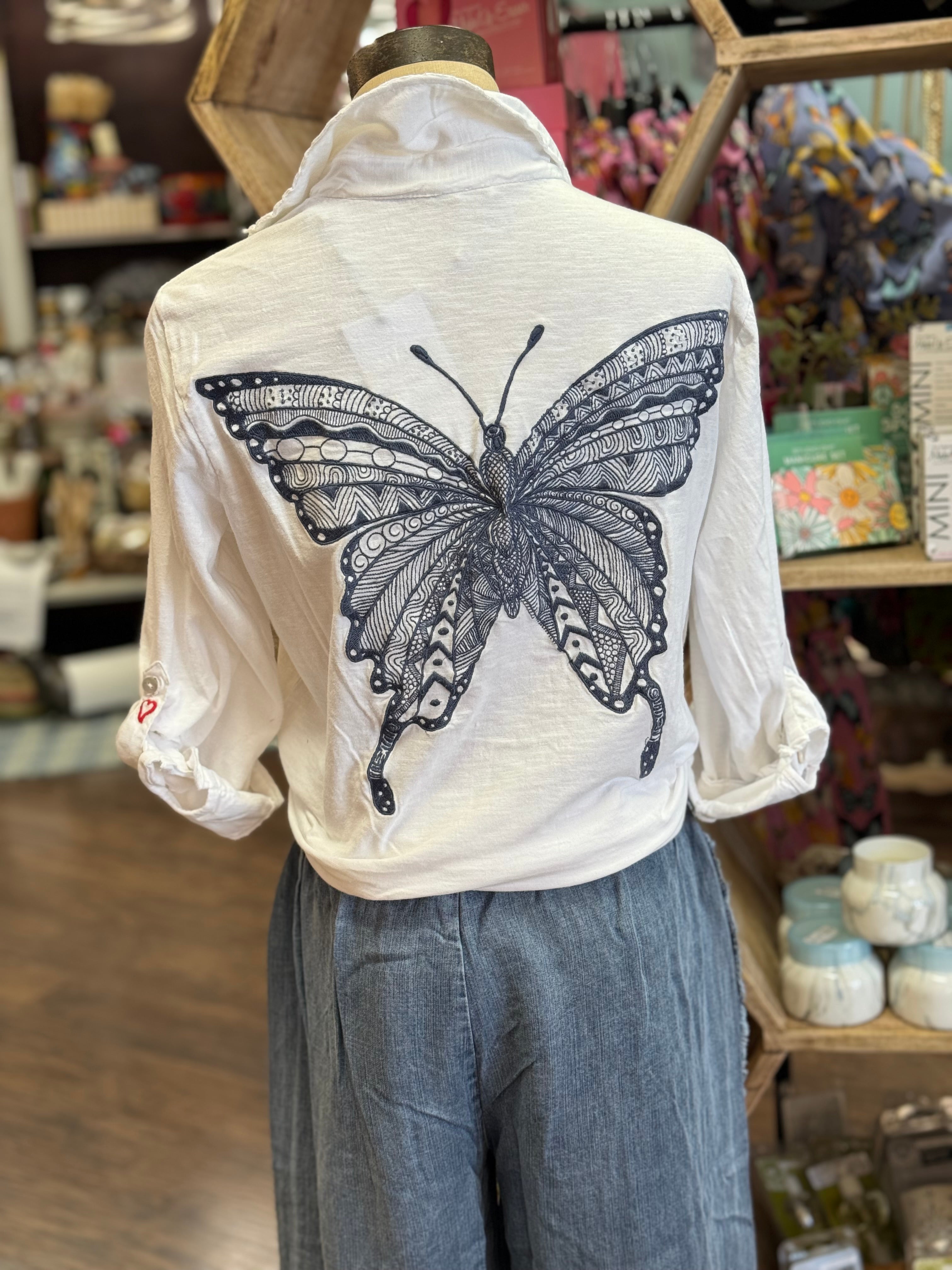 Monroe Butterfly Top