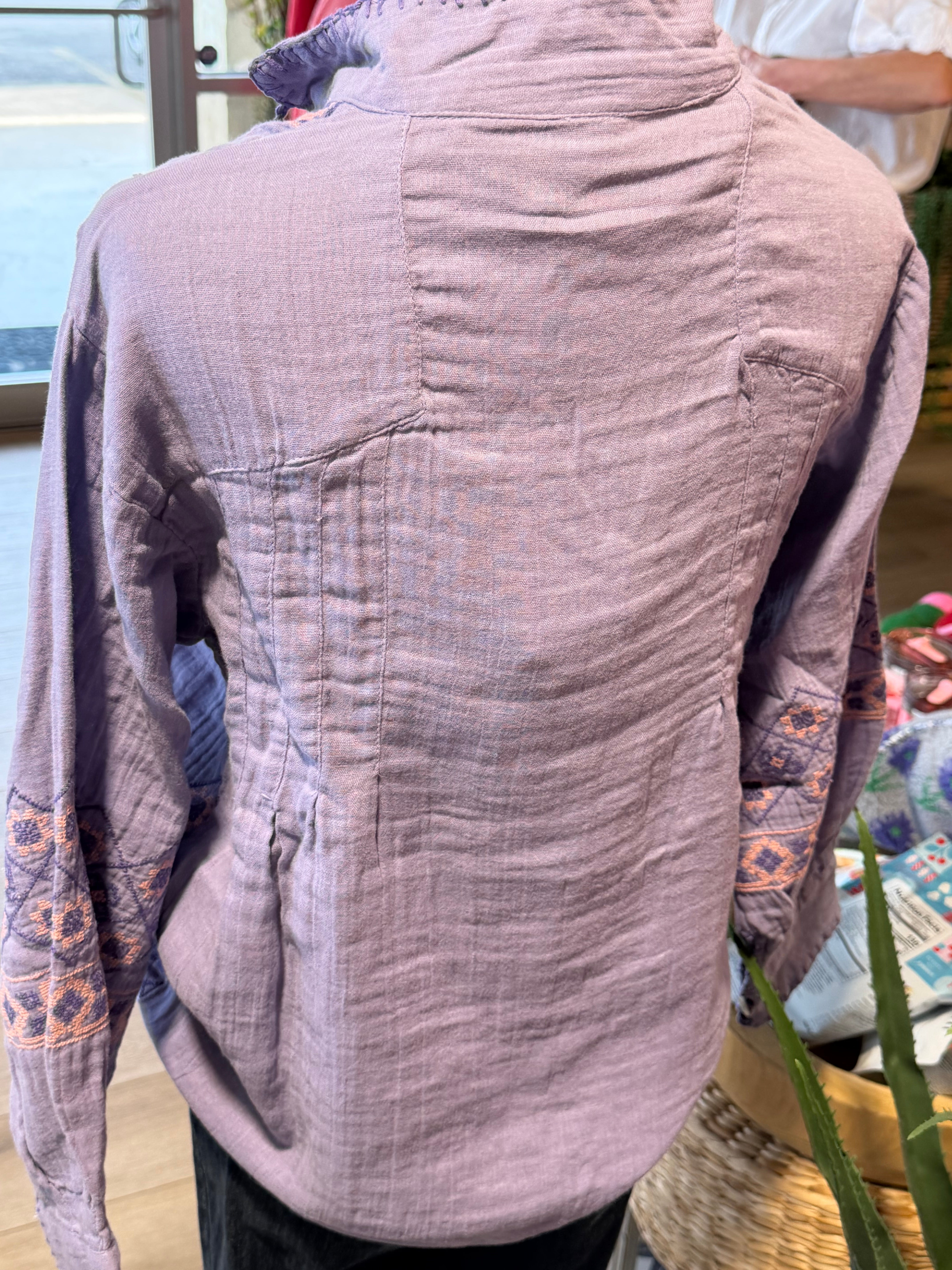 Perrie Cross Stitch Top