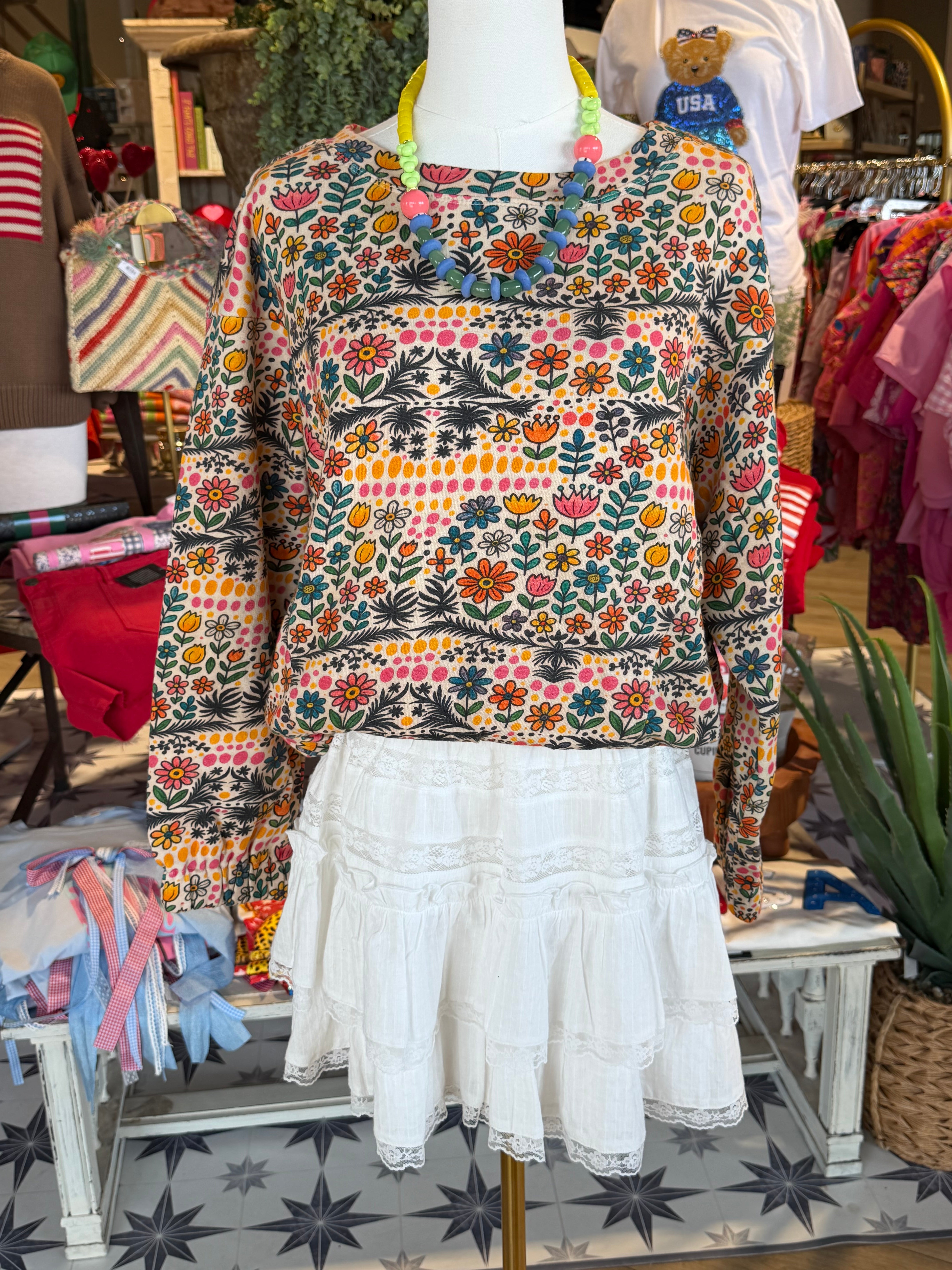 Garden Party Swestshirt- 2 Styles