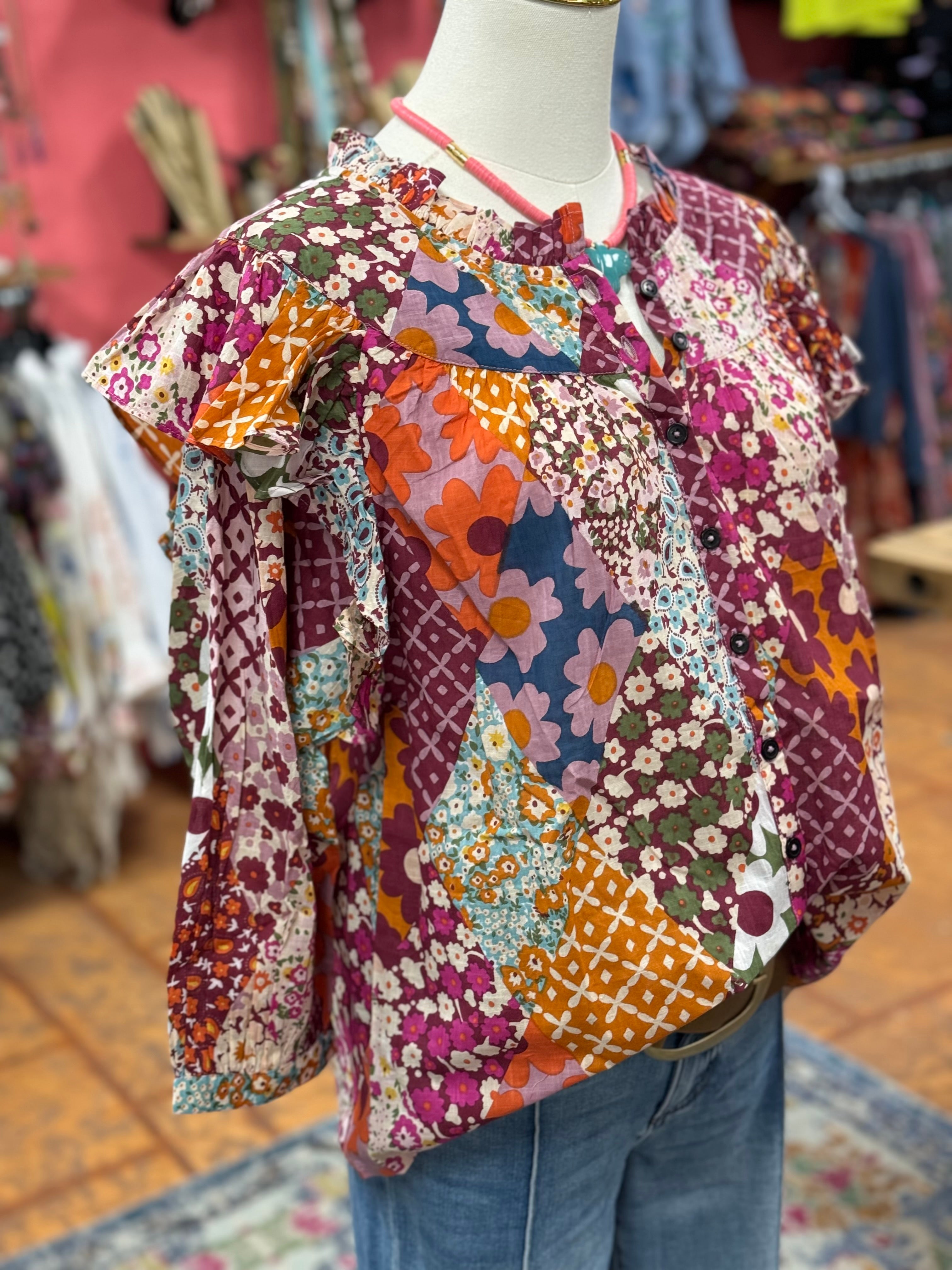 Josie Floral Top