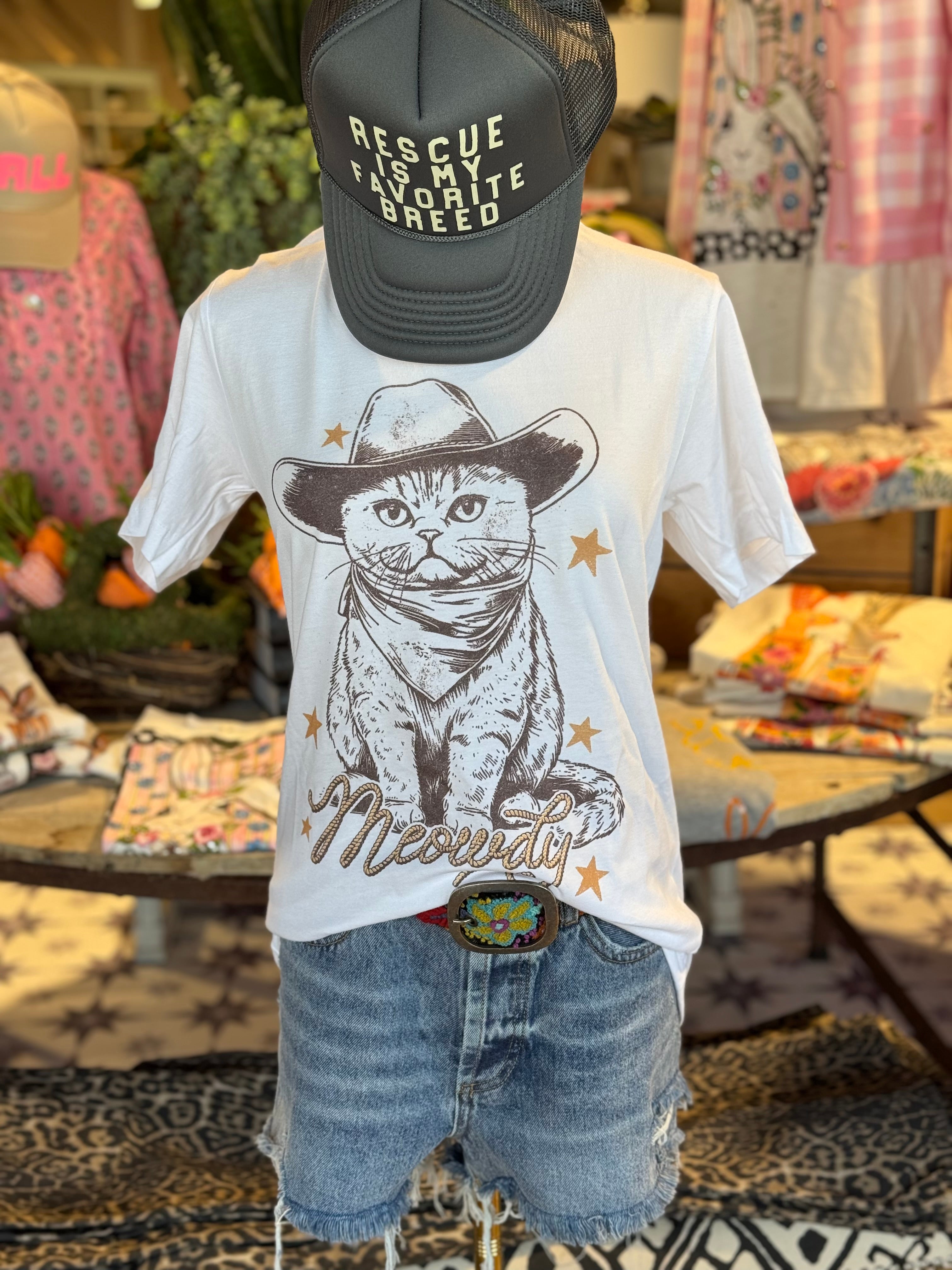 Meowdy Tee