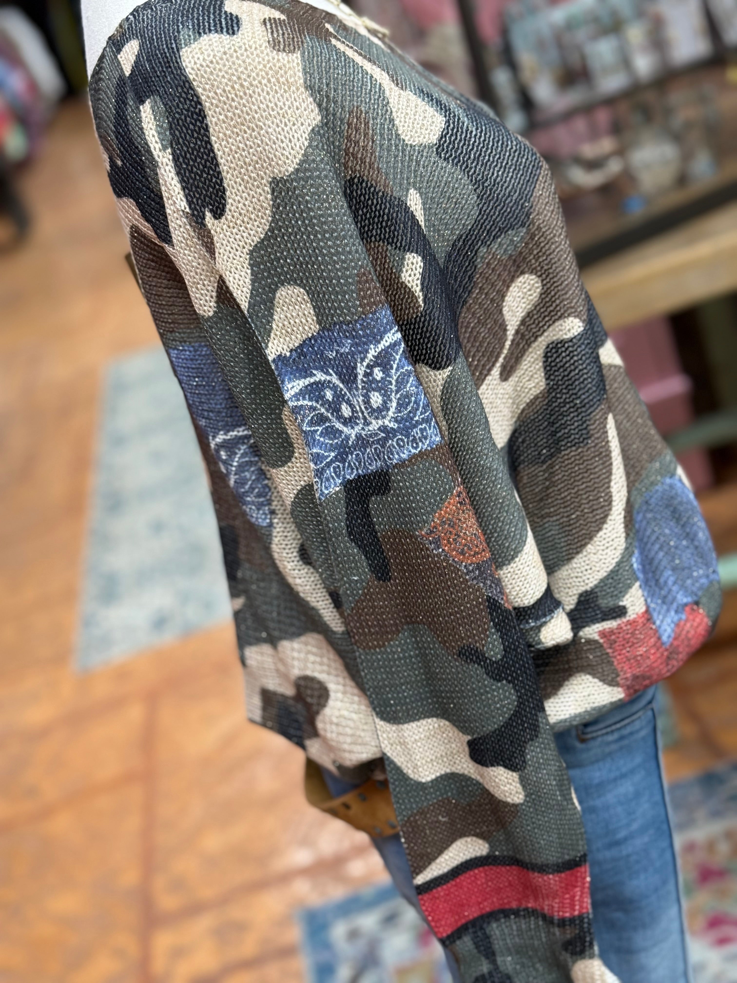 Camo Pucci Sweater