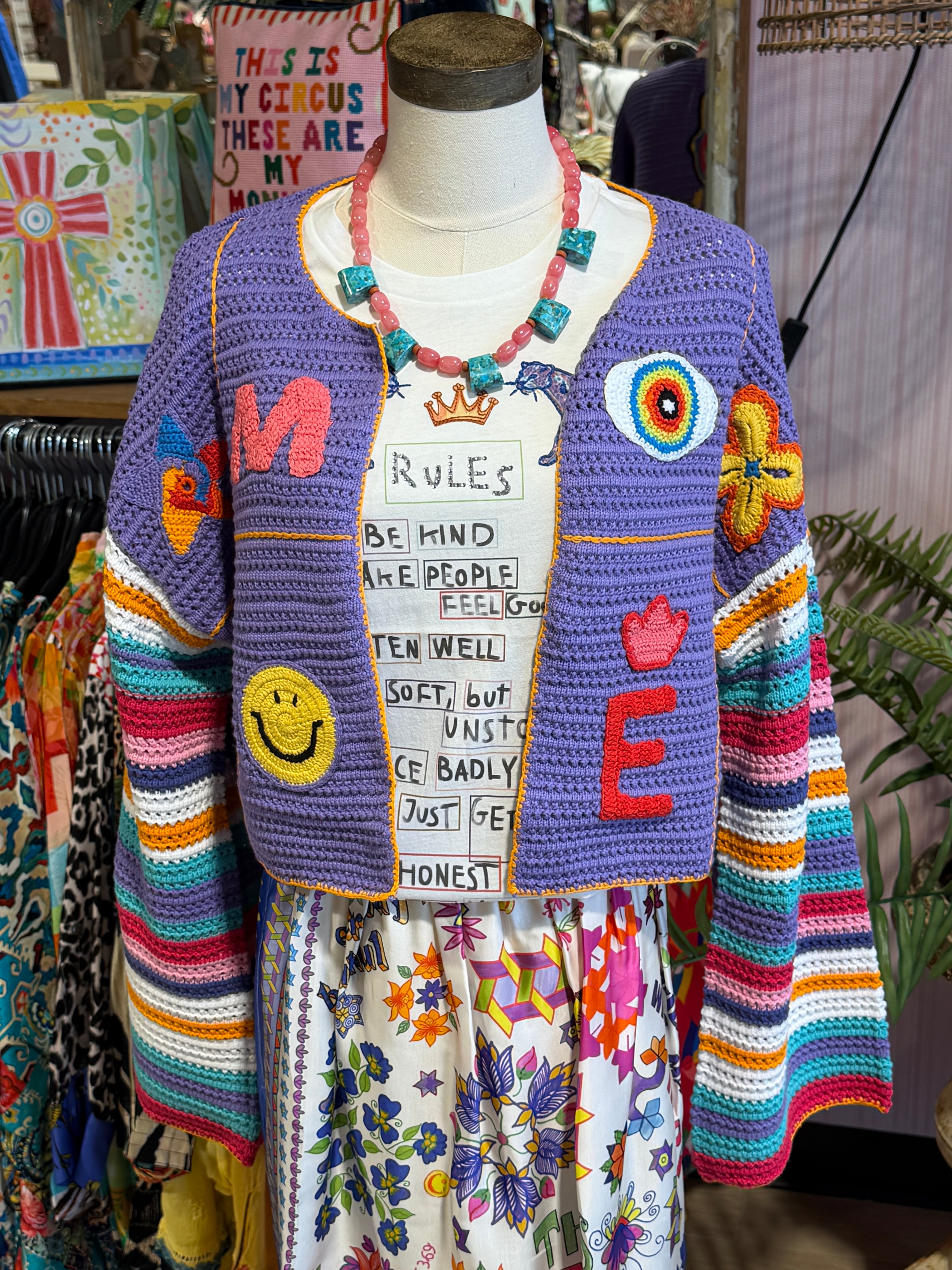 Ibiza Crochet Cardigan