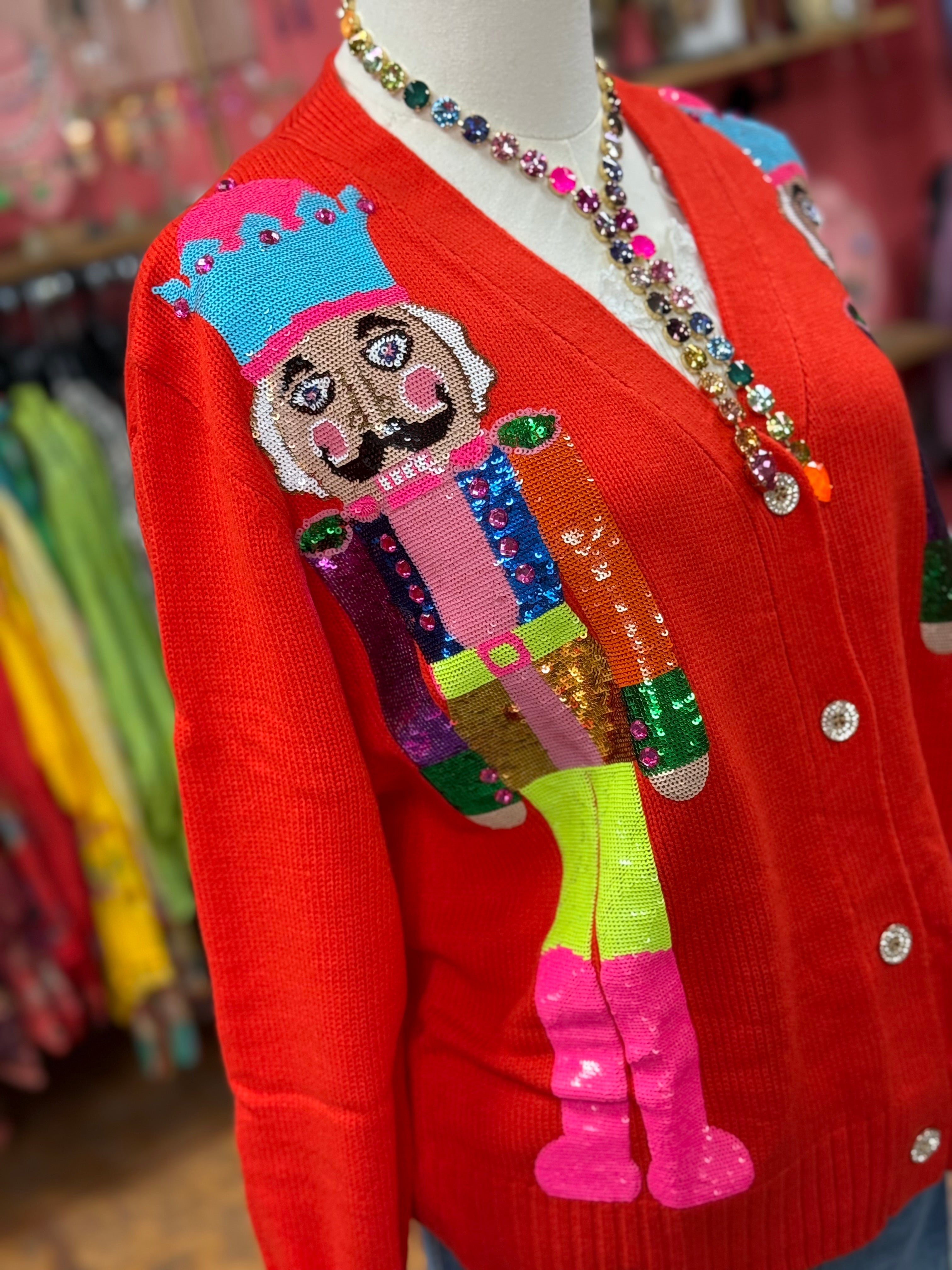 Nutcracker Cardigan- Orange