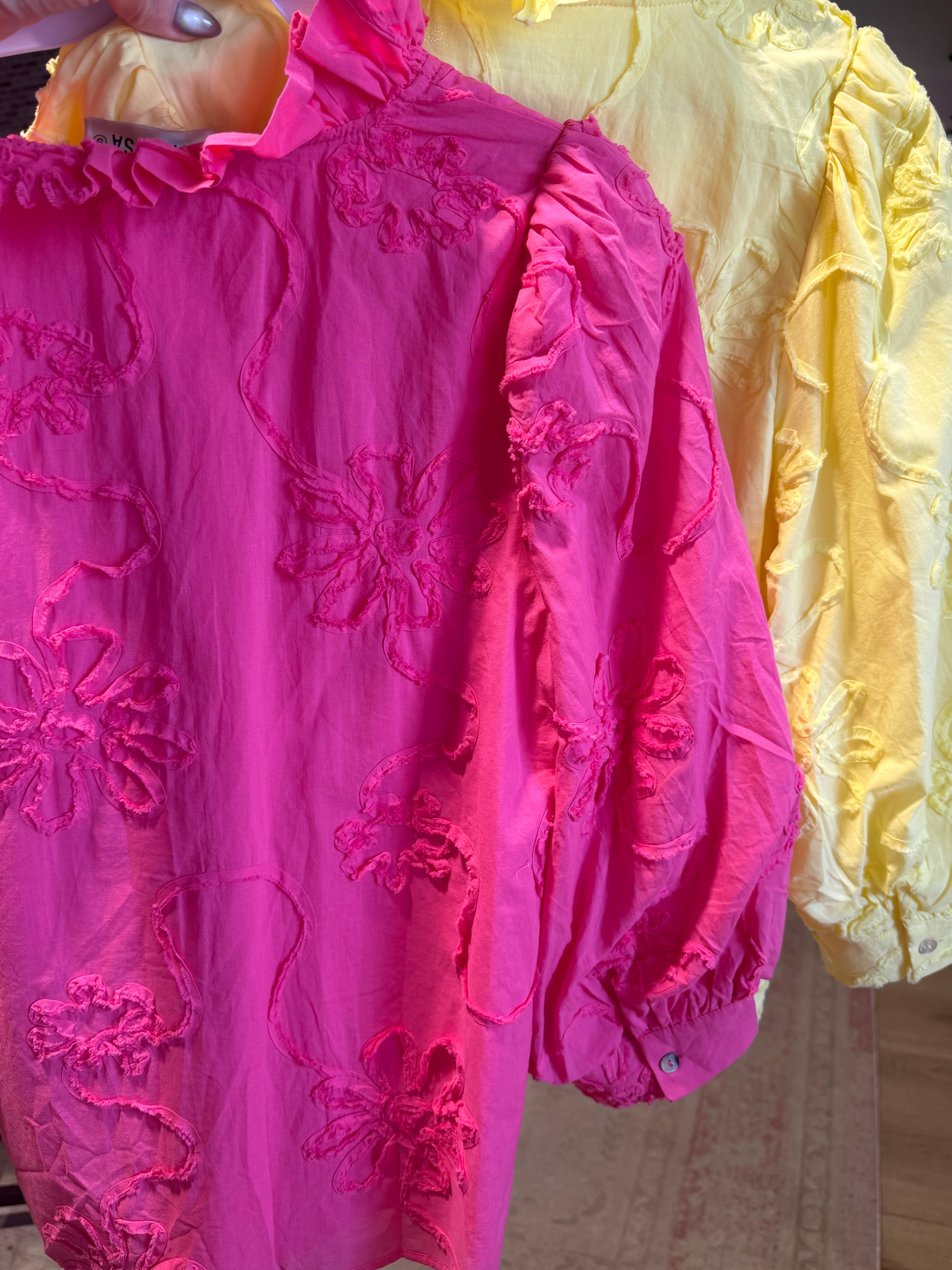 3d Floral Top-Assorted