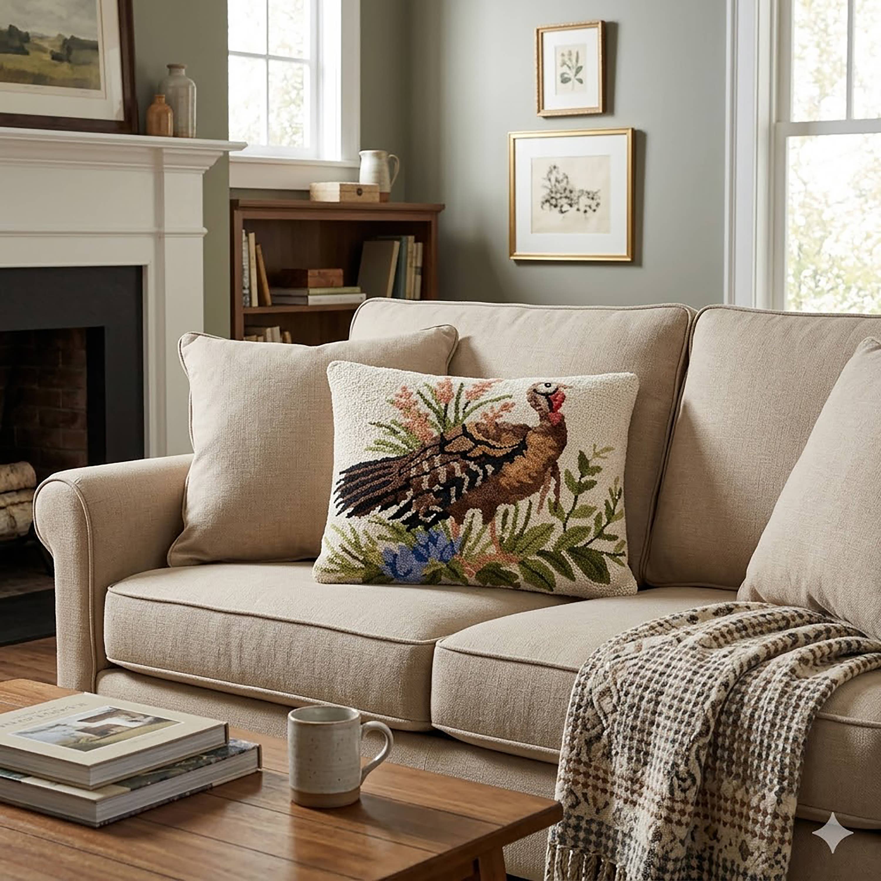 Turkey Horizontal Hook Pillow