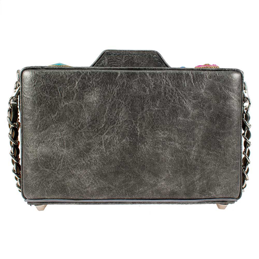 Life in Color Beaded Crossbody Camera Handbag