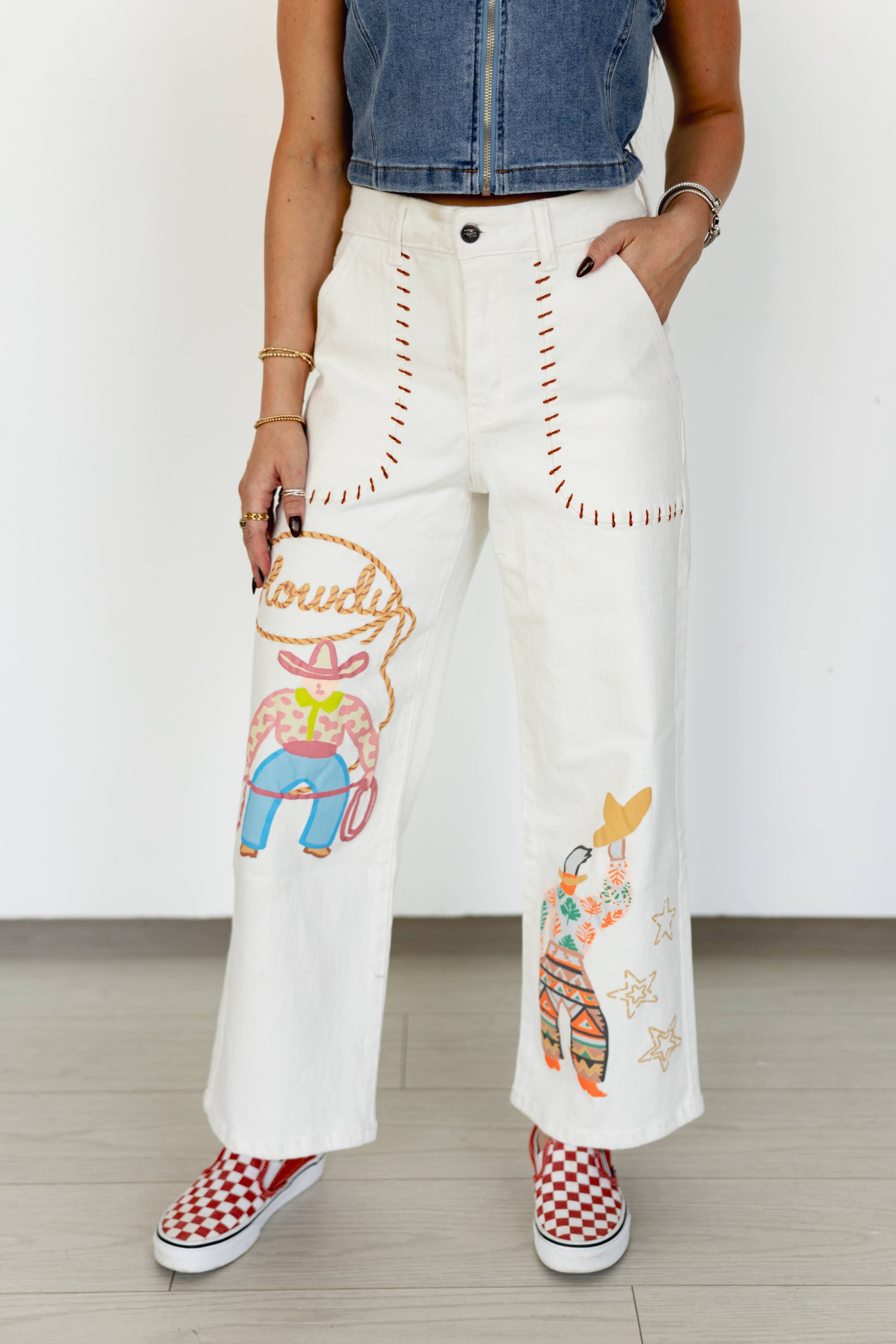 HOWDY WHITE JEANS (