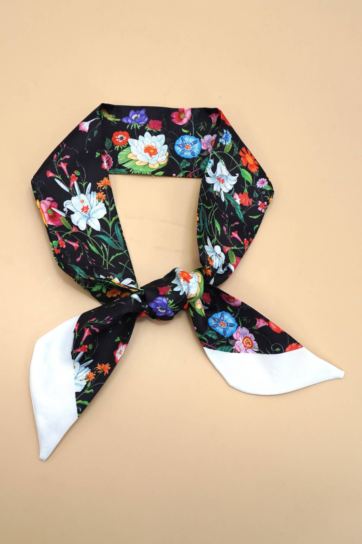 SOFT SILKY SKINNY TWILLY SCARF NECKLACE WRAP |