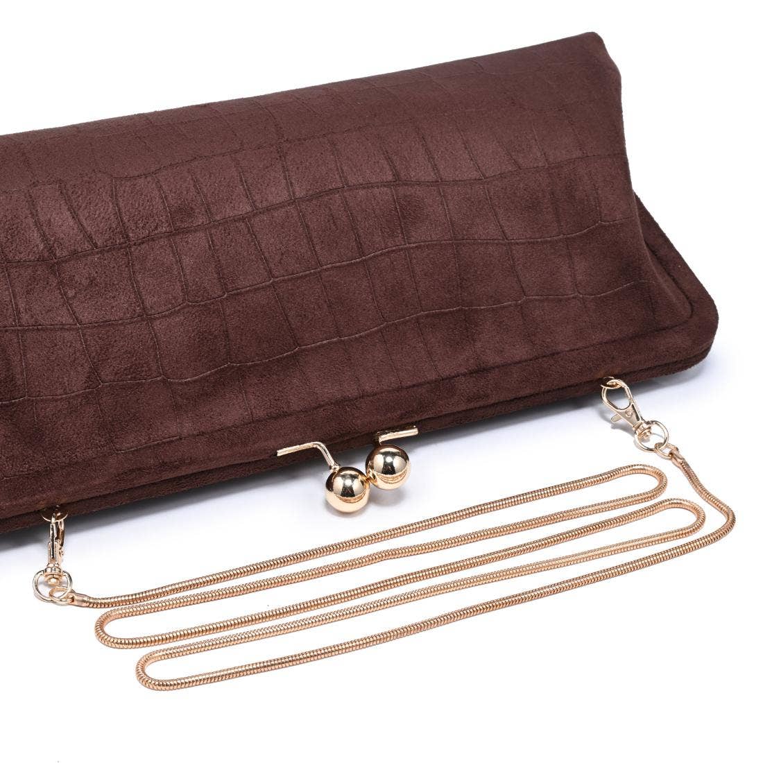 Kristin - Faux Suede Clutch