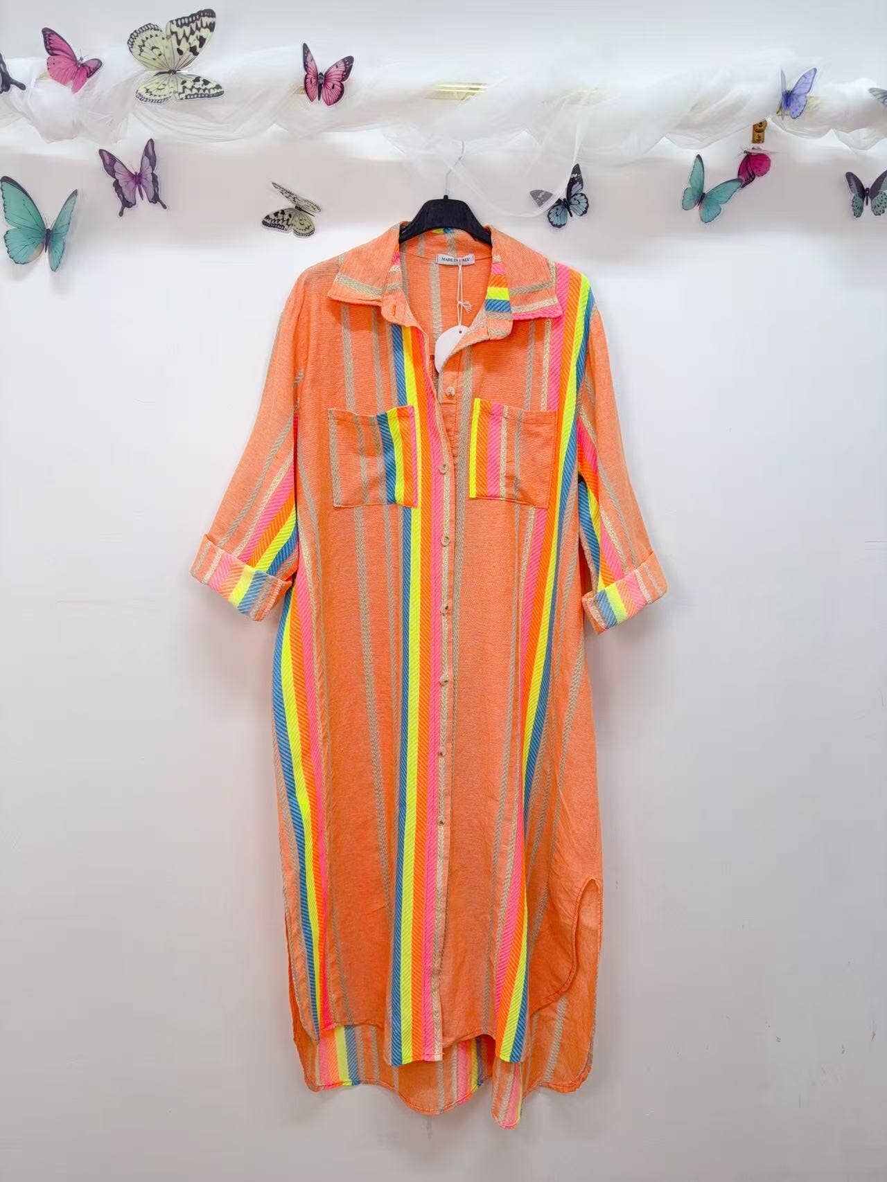 Lurex Apricot Dress
