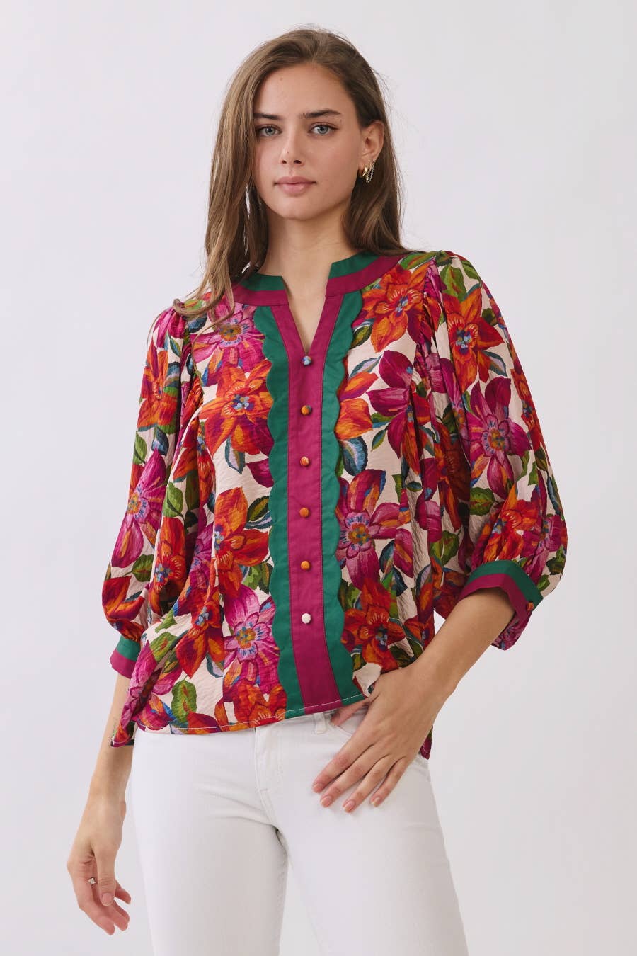 Bianca Floral Top
