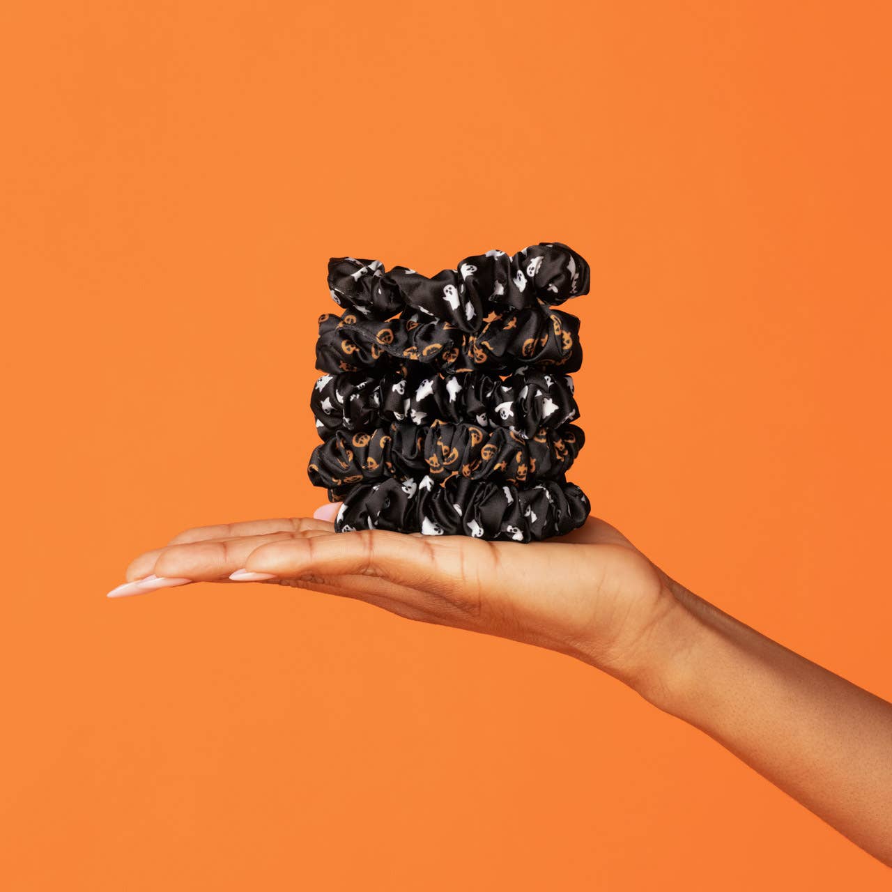 Ghosts & Pumpkins Scrunchies
