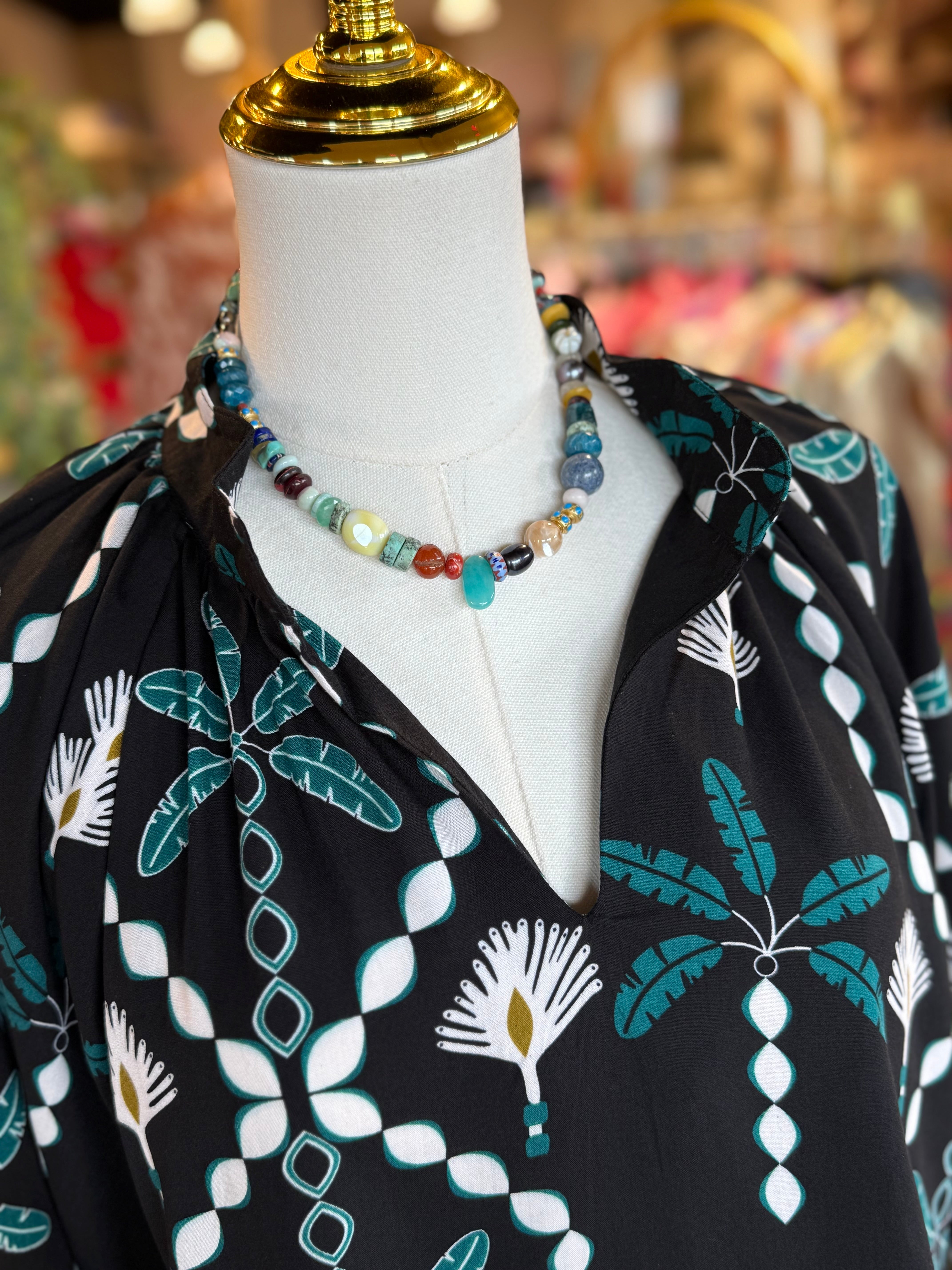 Midnight Florals Top