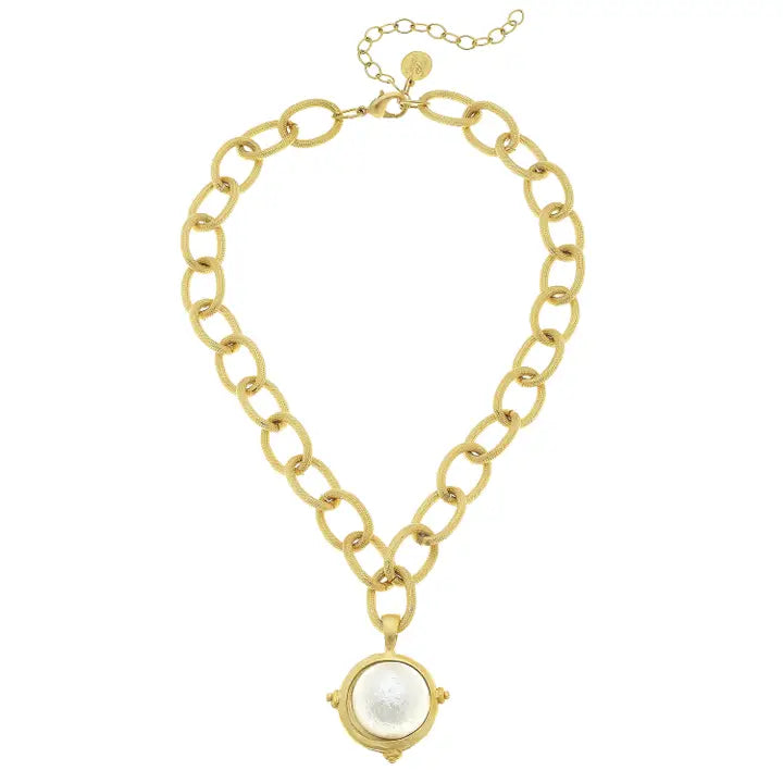 Cotton Pearl Handcast Necklace