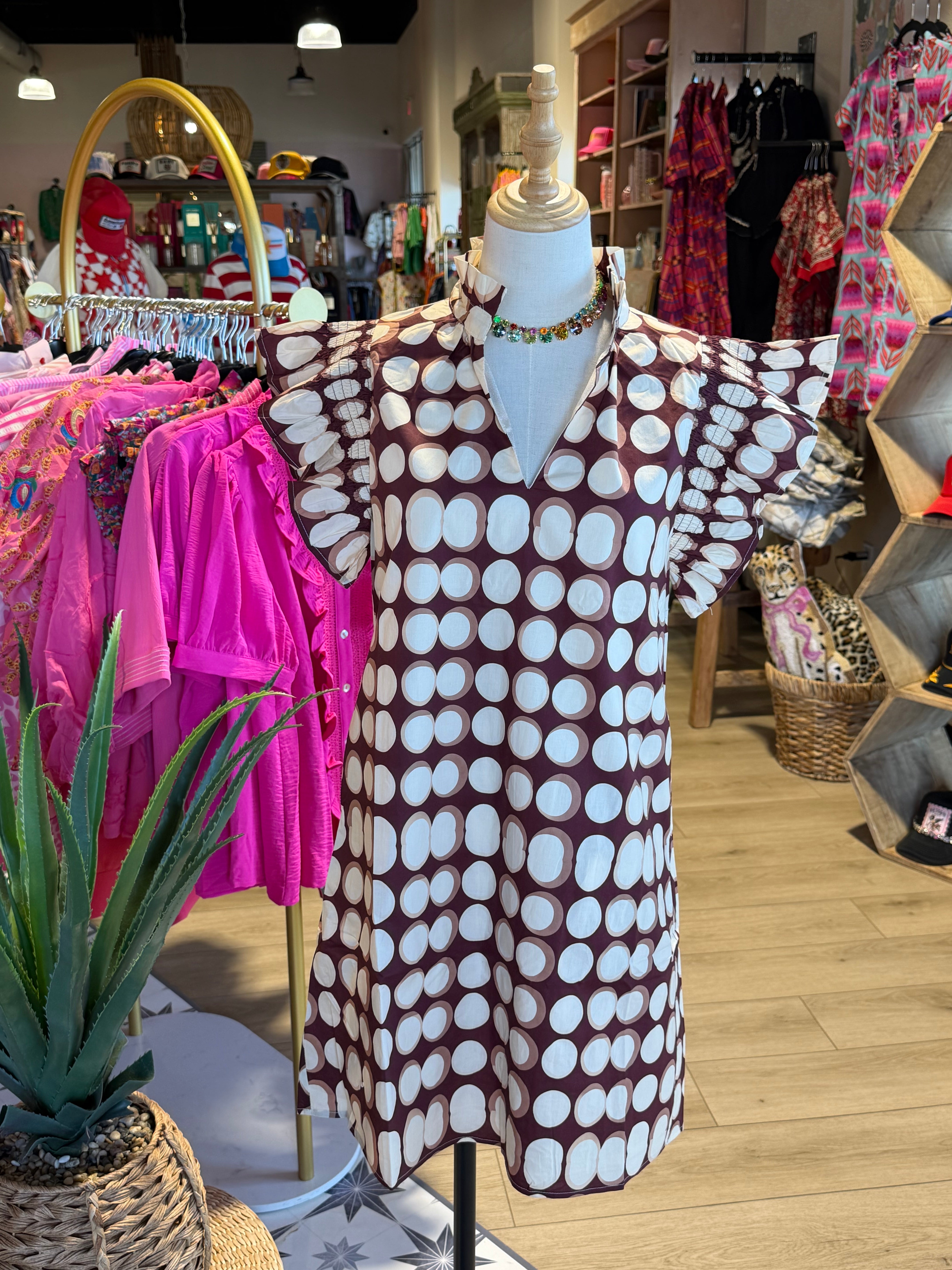 Geometric Pattern Dress
