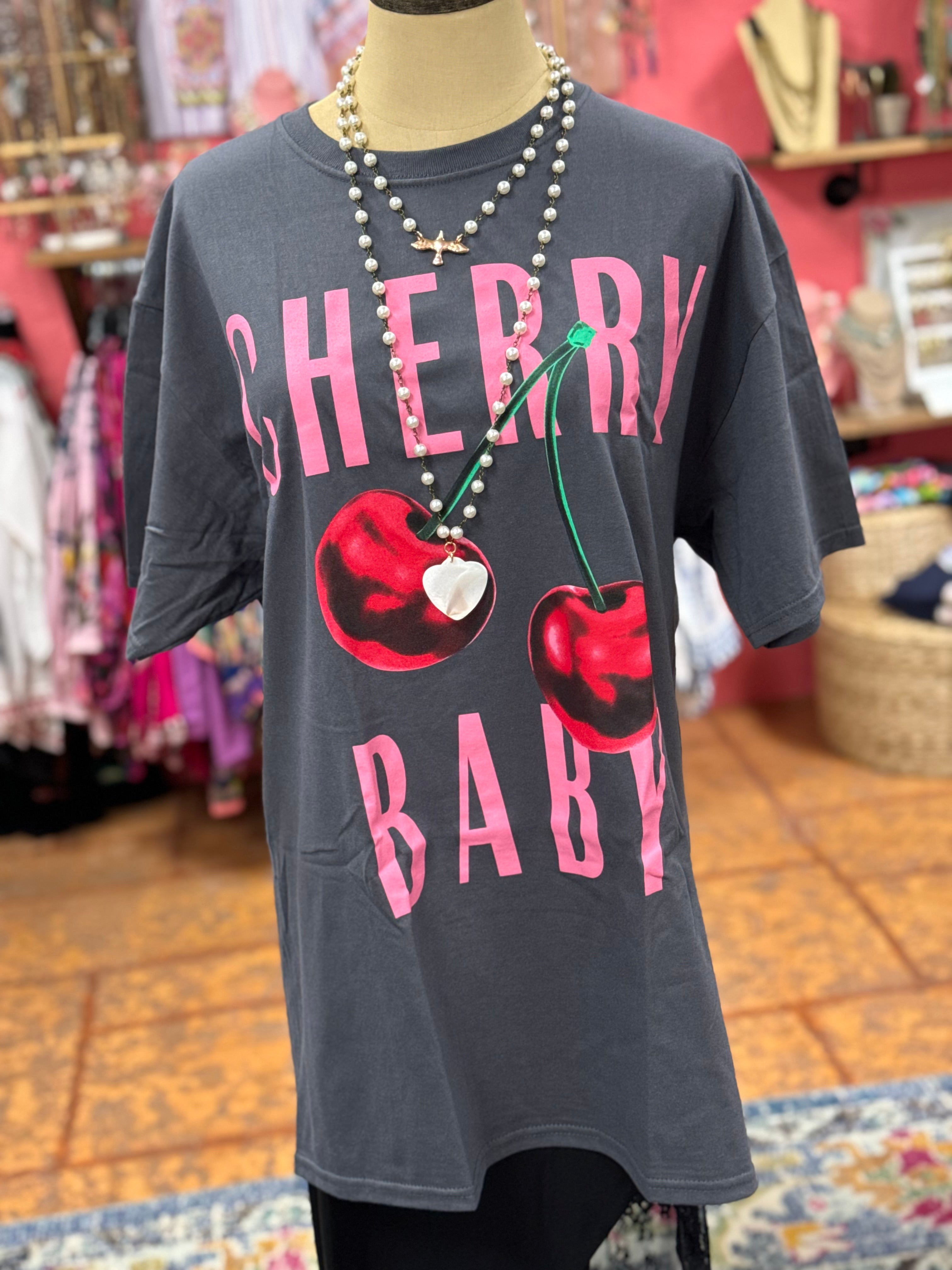 Cherry Baby Tee