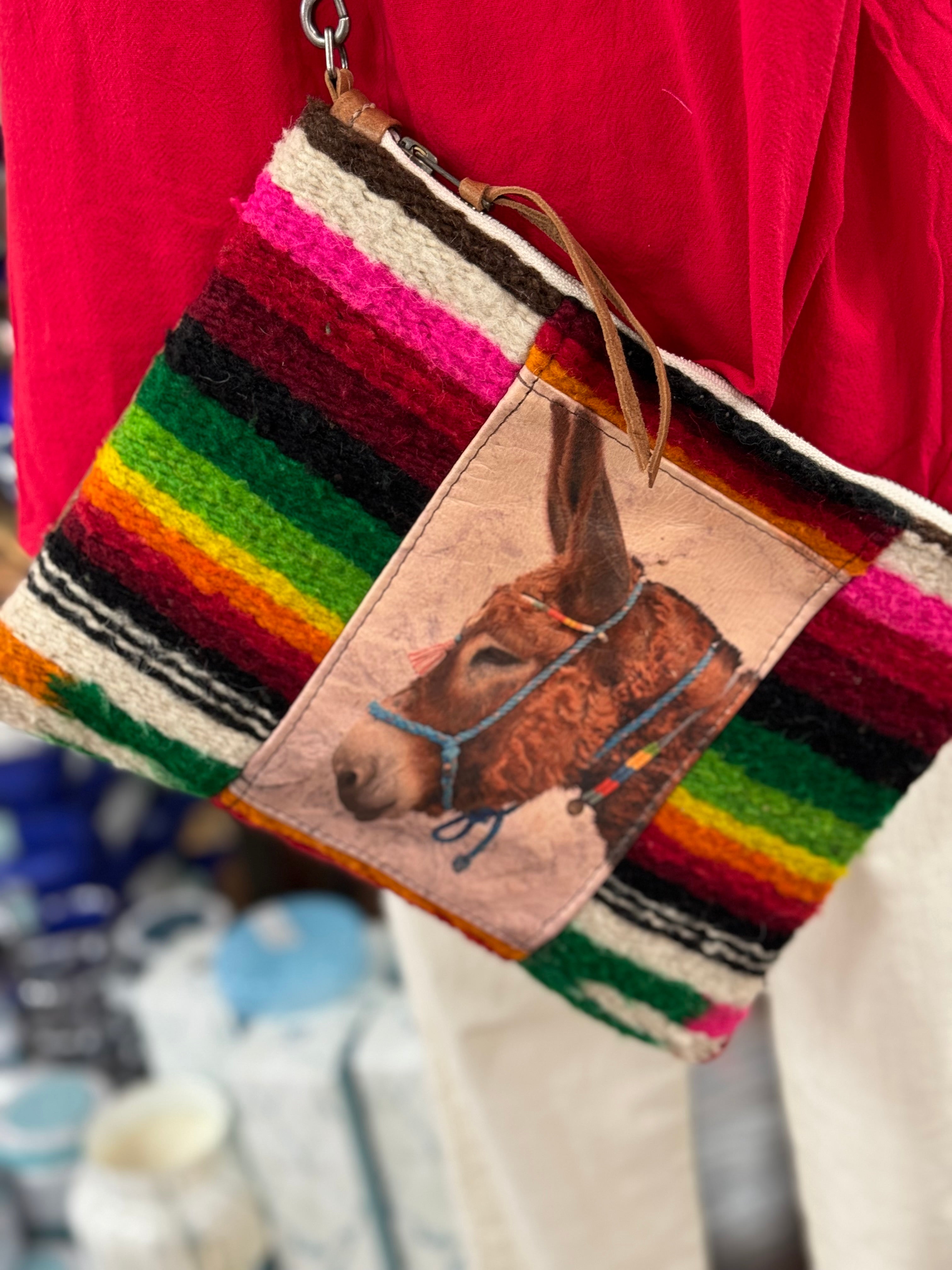 Donkey Serape Purse