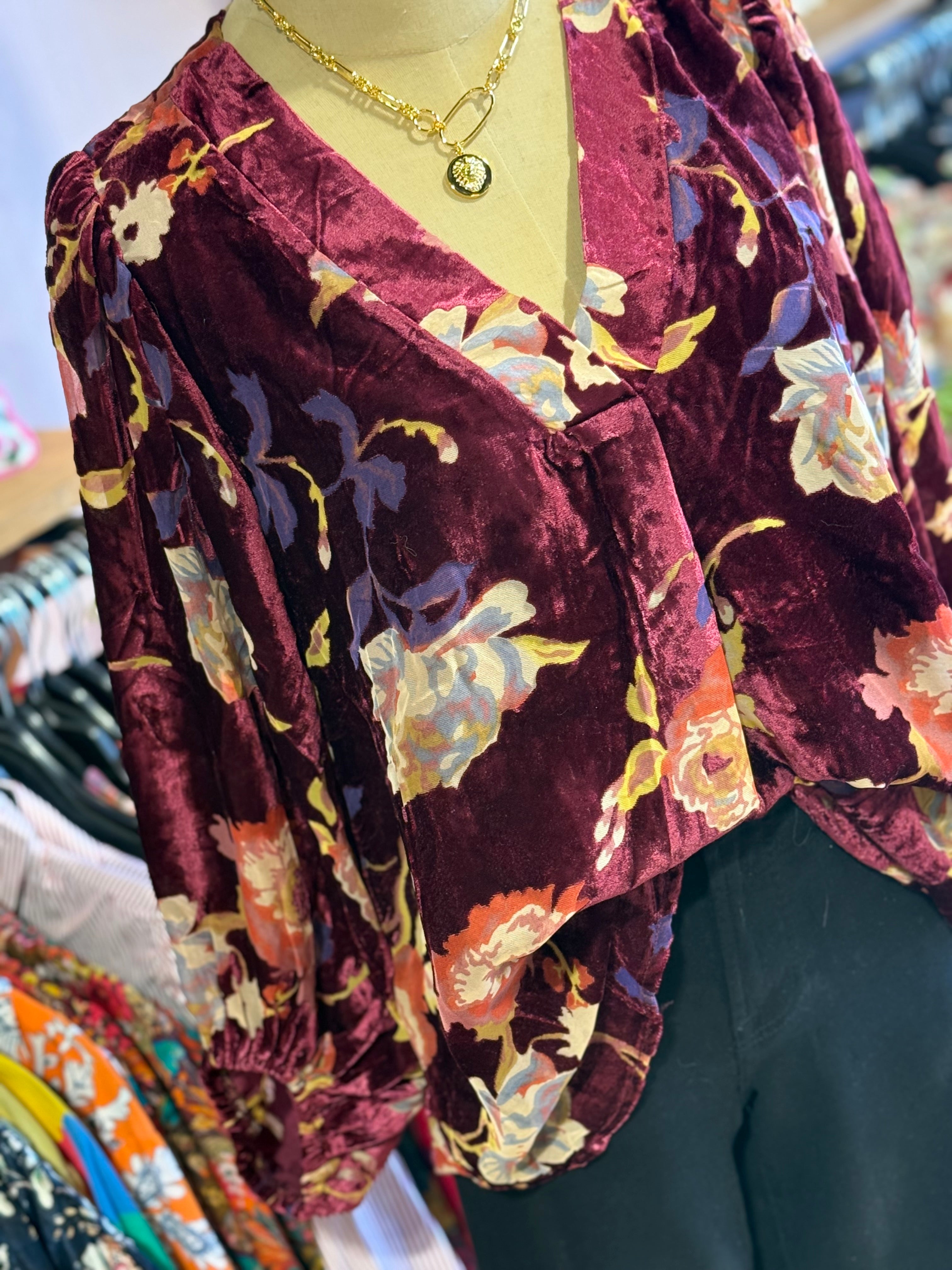 Brittany Ann Velvet Top