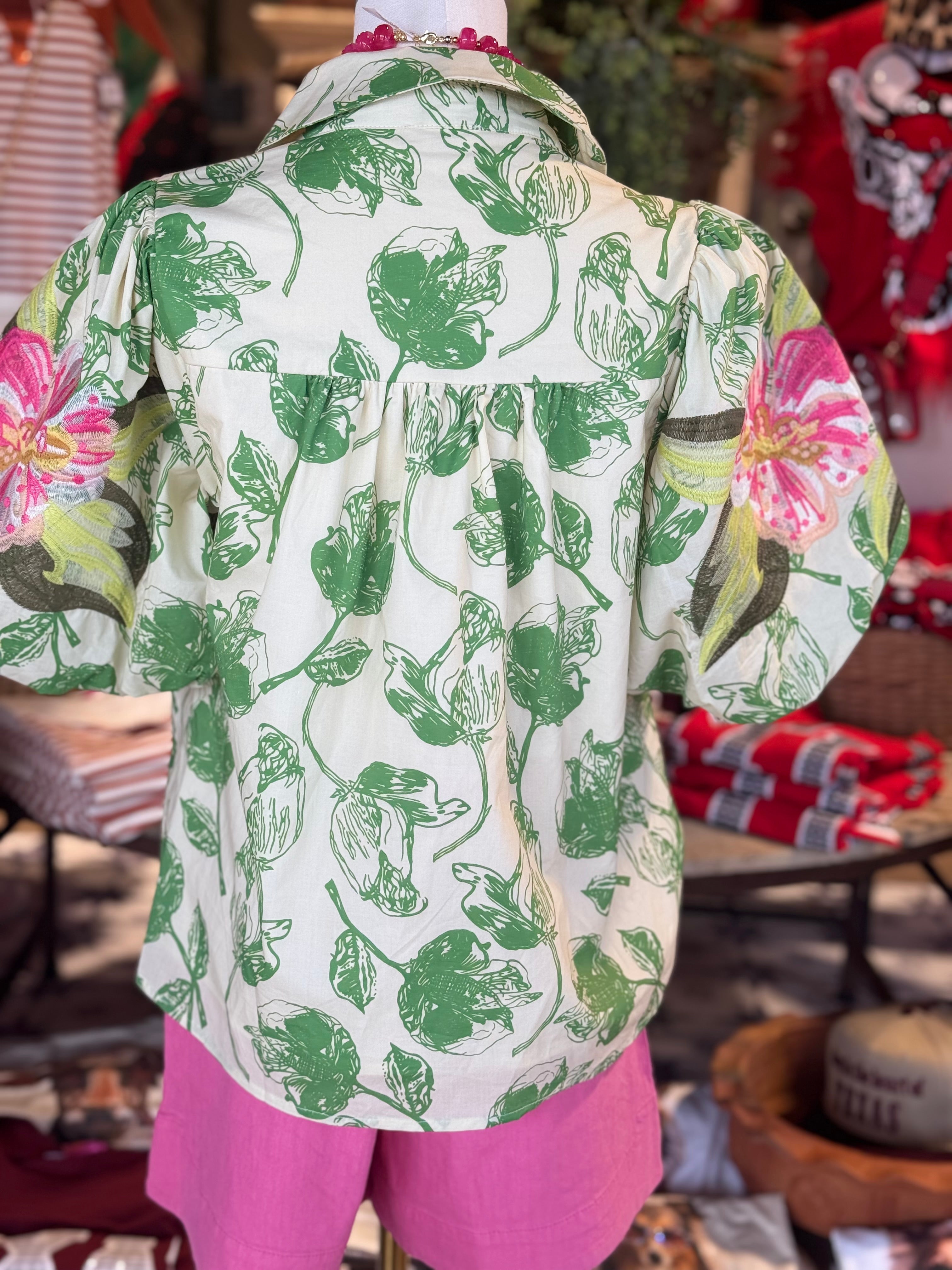 Claudia Floral Top