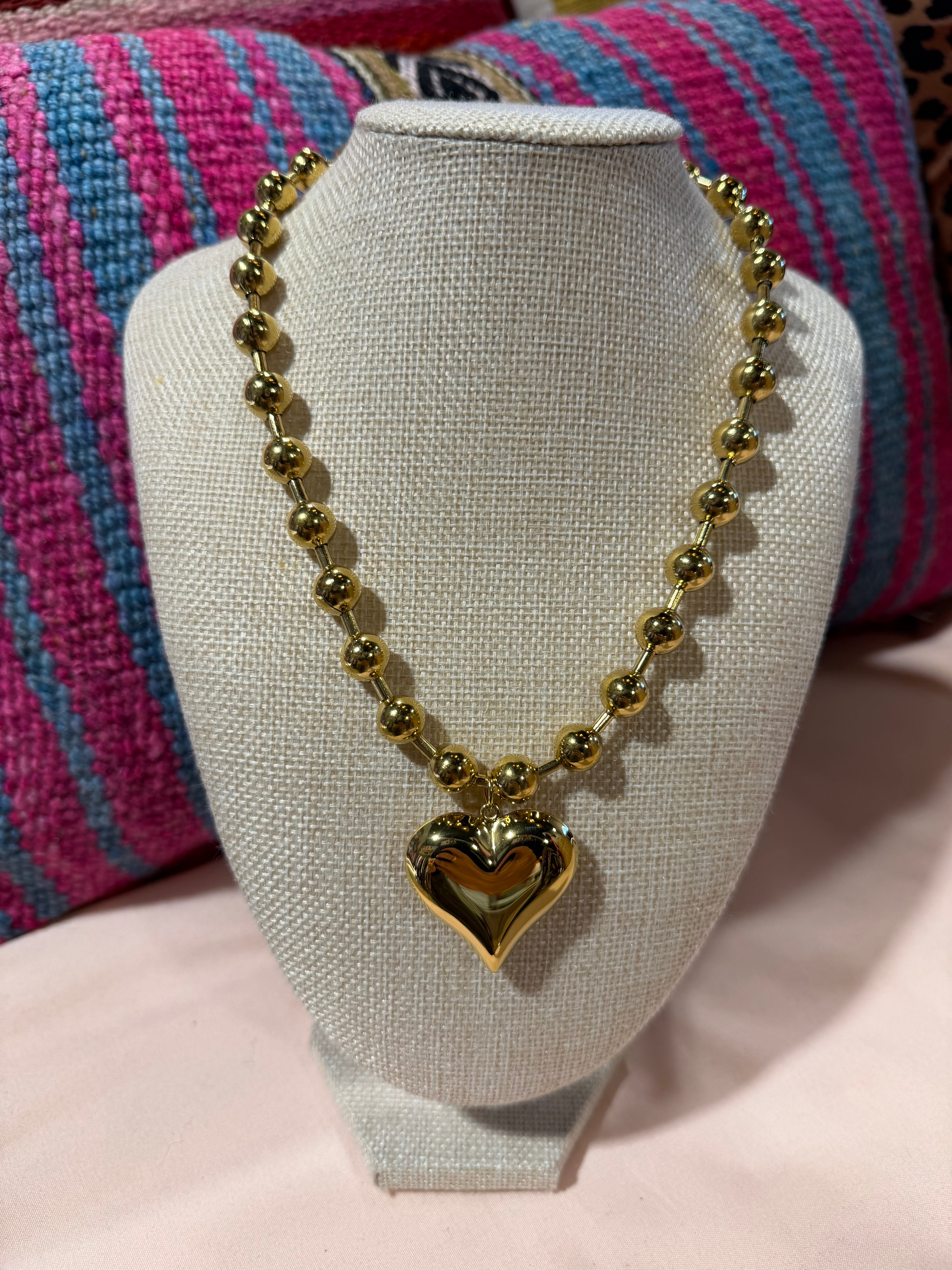 Bubble Heart Necklace