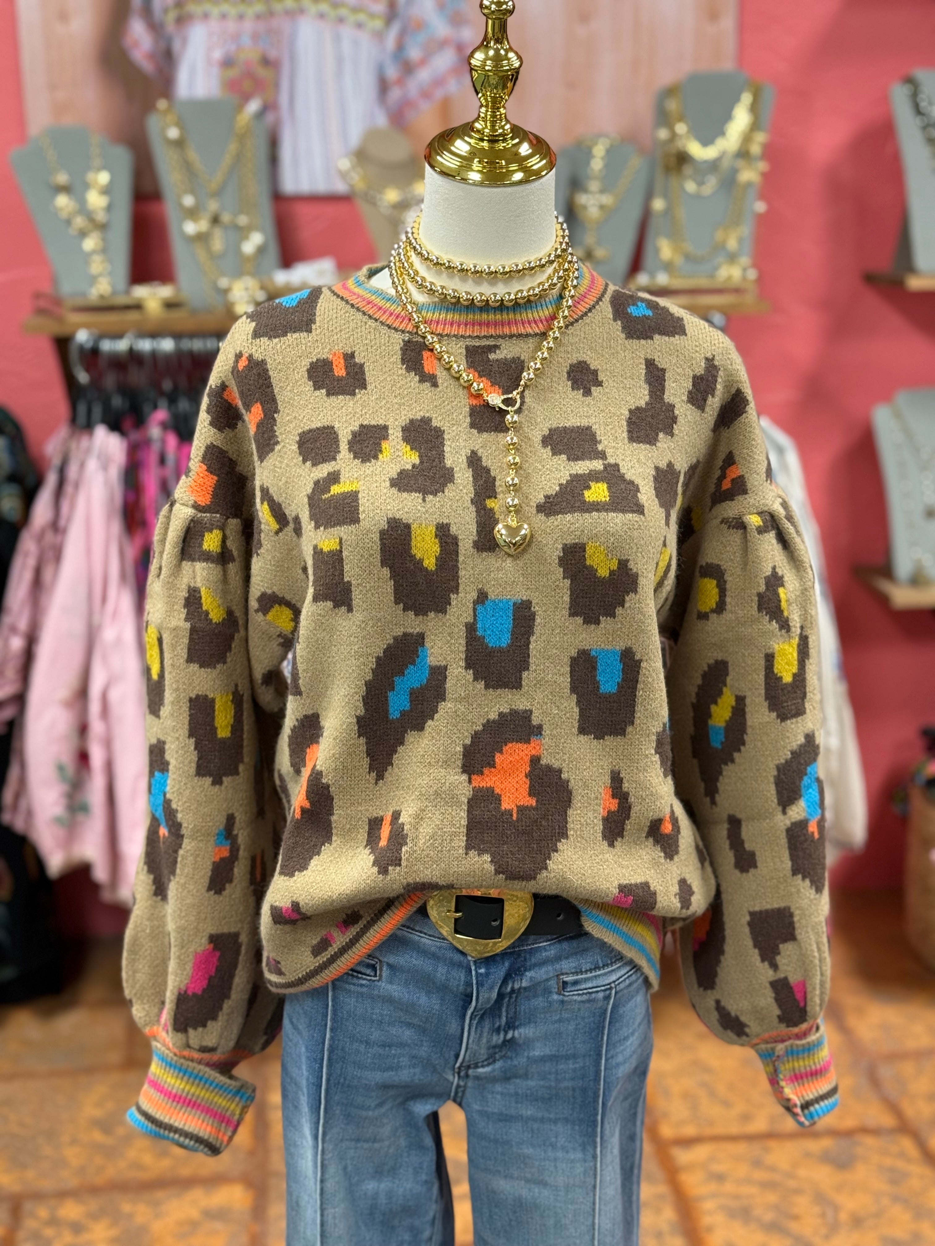 Wild One Leopard Sweater