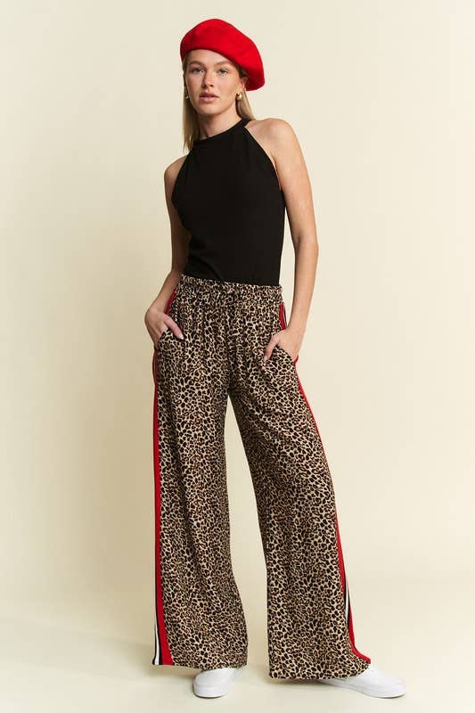 LEOPARD Racing Stripes Pant