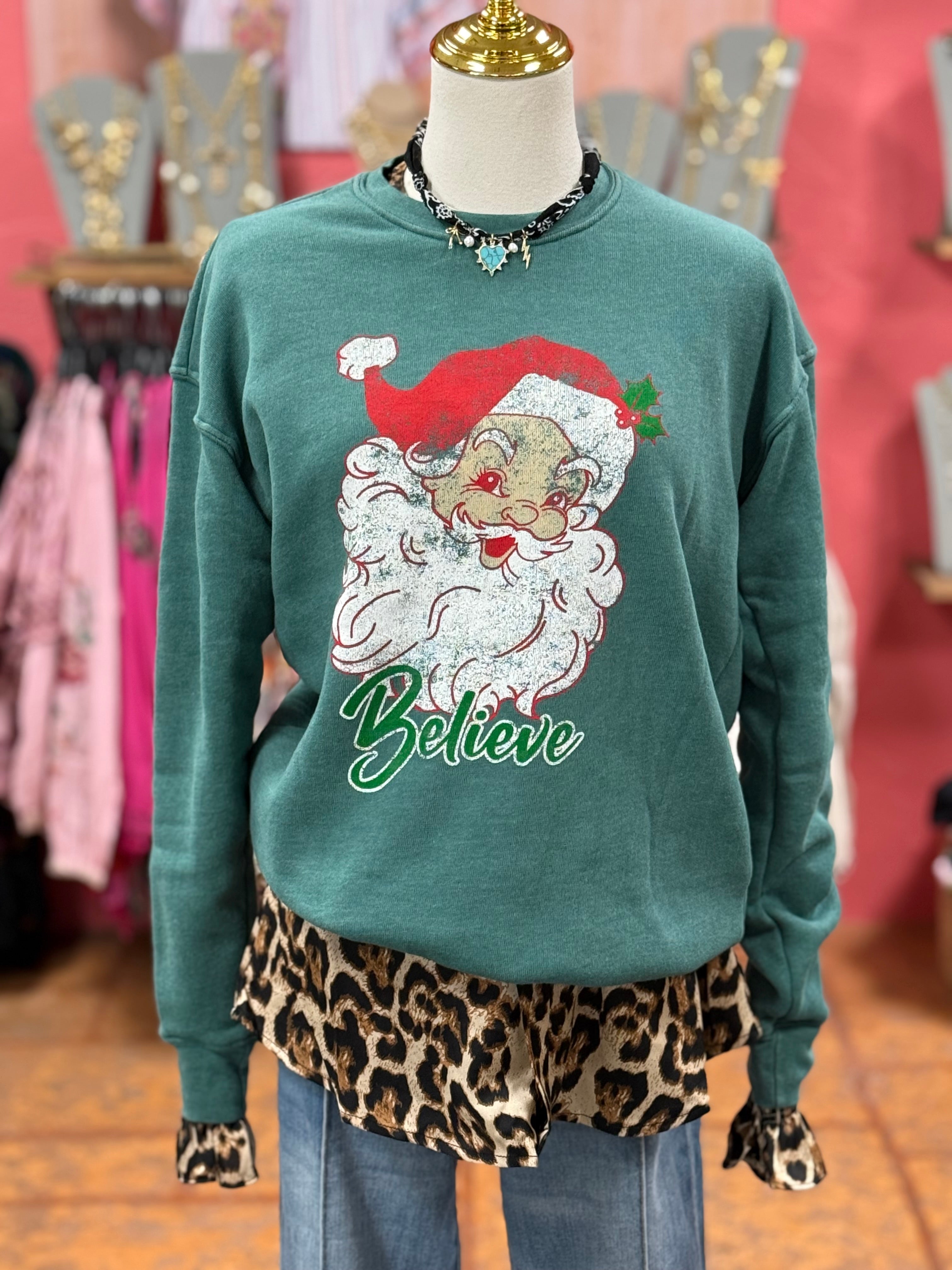 Believe Santa Sweatshirt