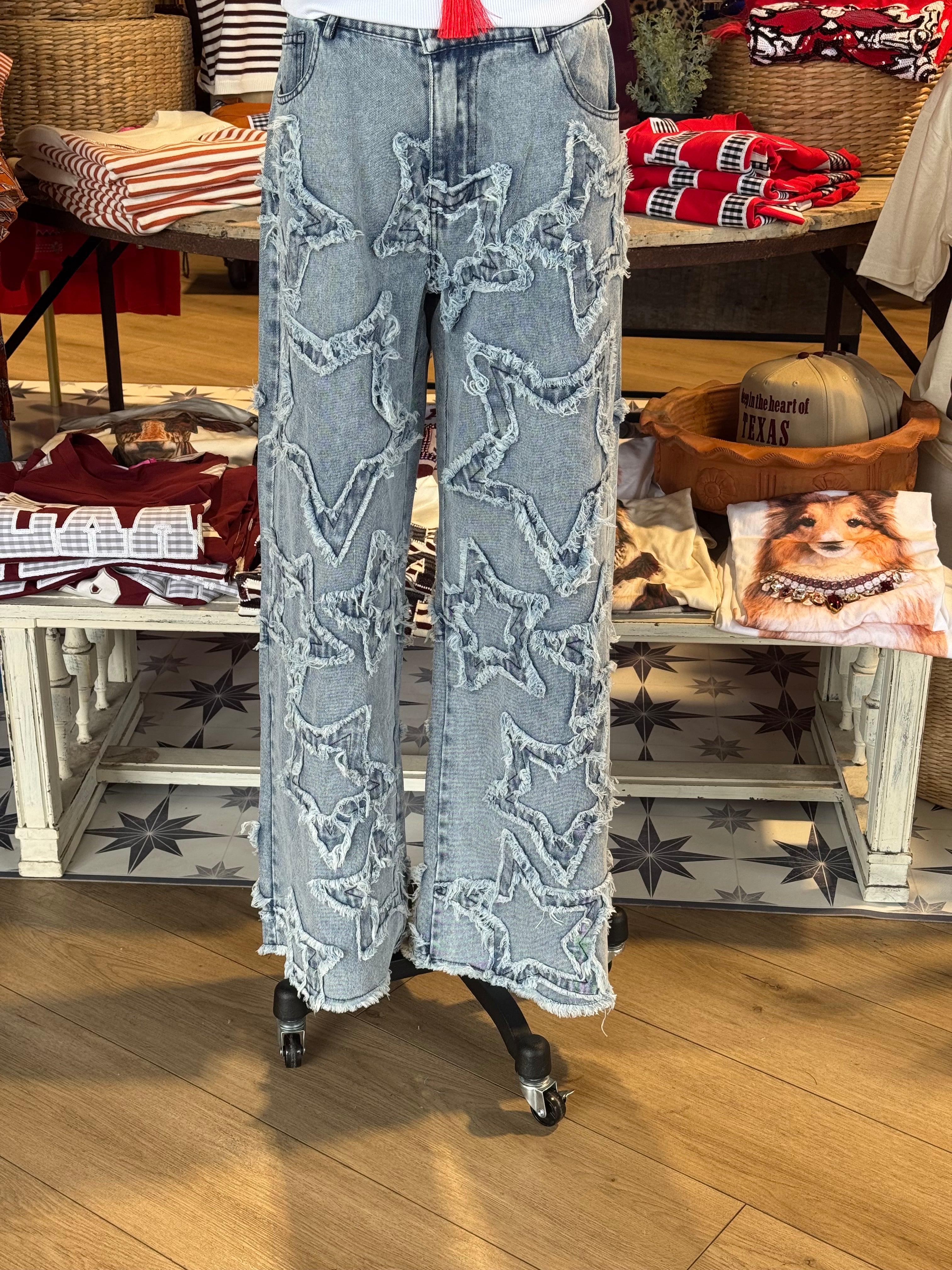 Star Patch Jeans