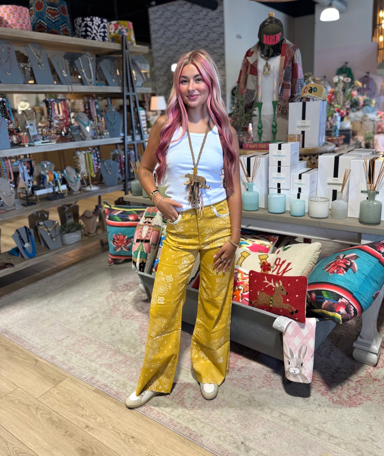 Bandana Print Pants